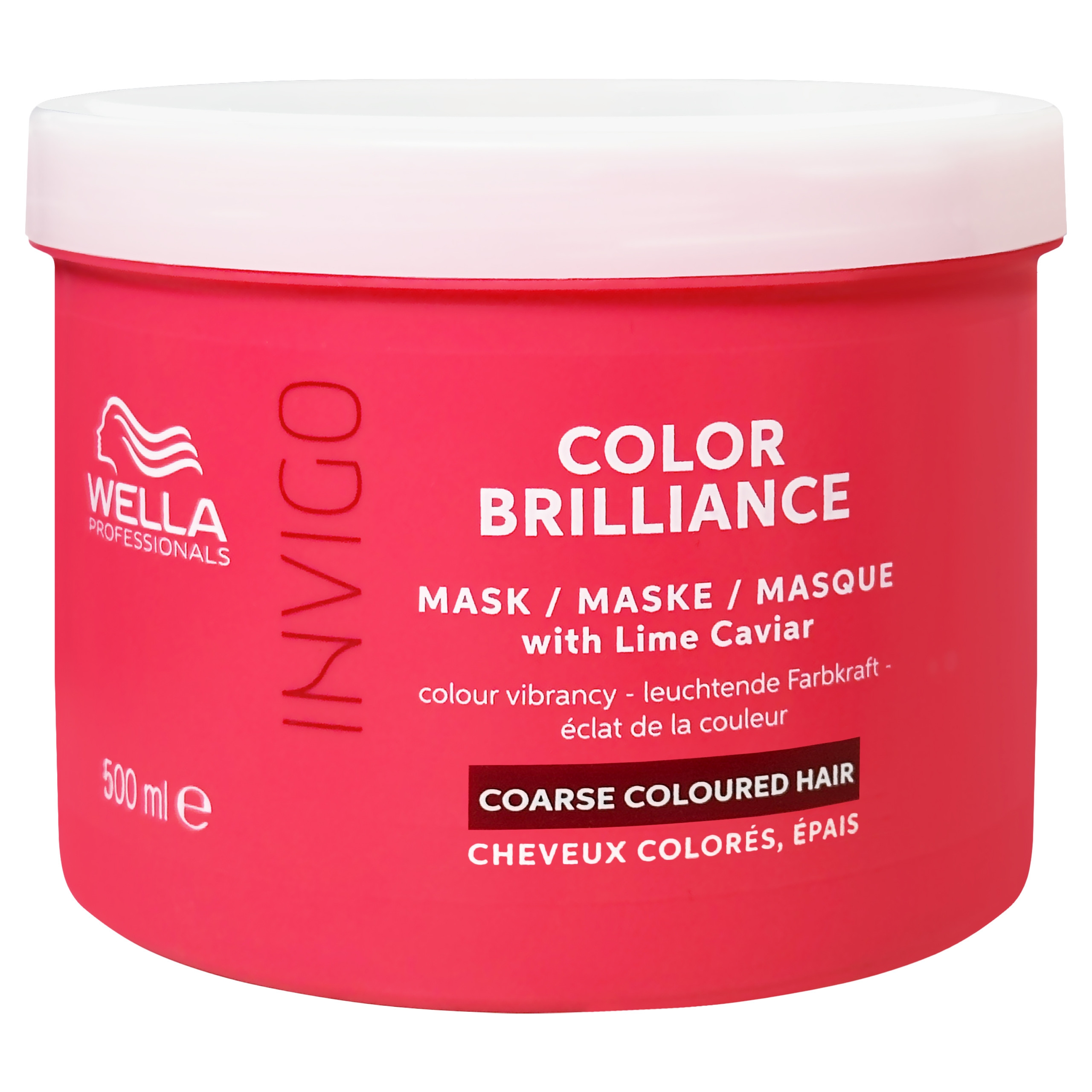 Image of Wella Invigo Color Brilliance Mask - maska do włosów grubych, 500ml