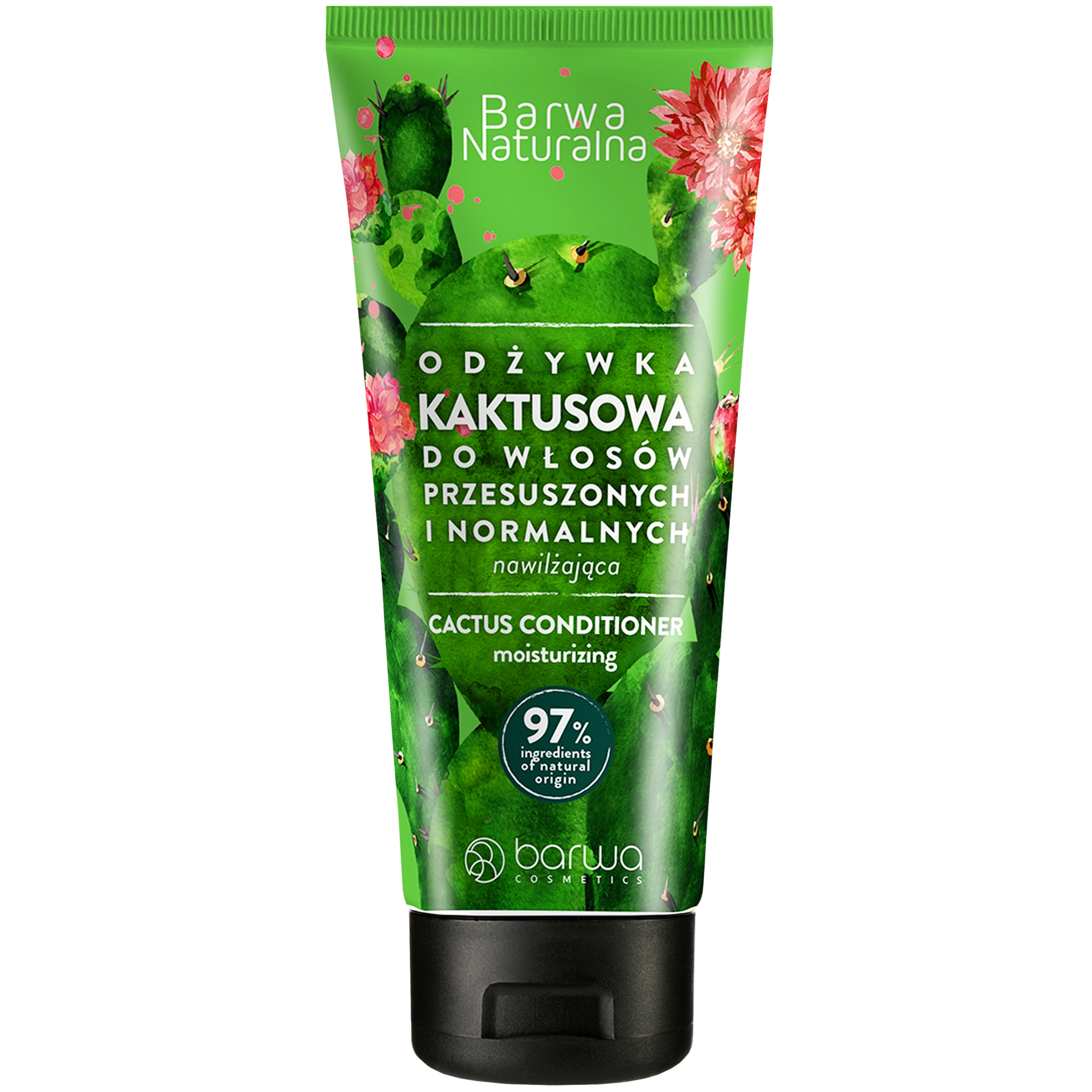 Image of Barwa Naturalna Kaktusowa - nawilżająca odżywka do włosów, 200ml