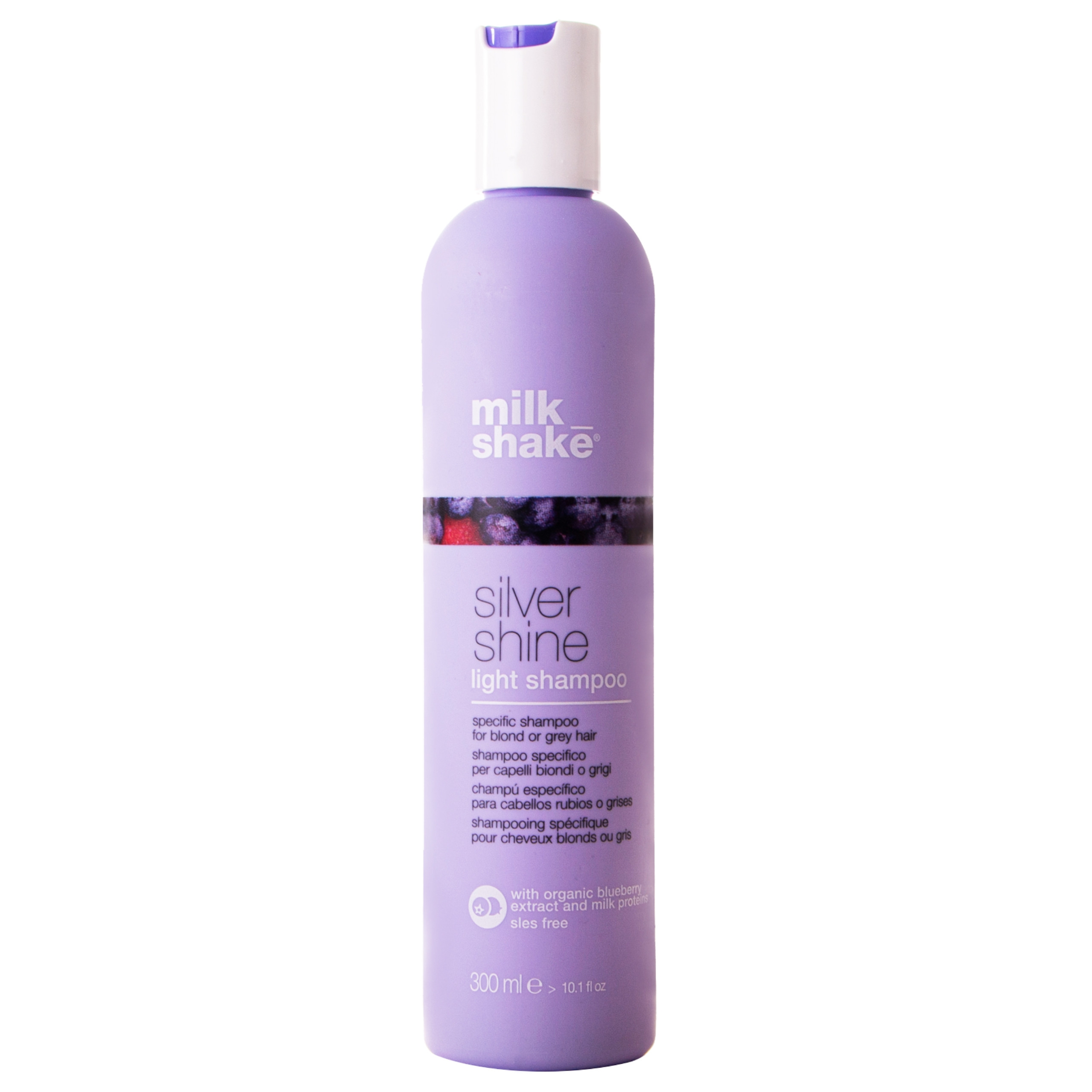 Image of Milk Shake Silver Shine Light Shampoo - szampon do włosów blond lub siwych, 300ml