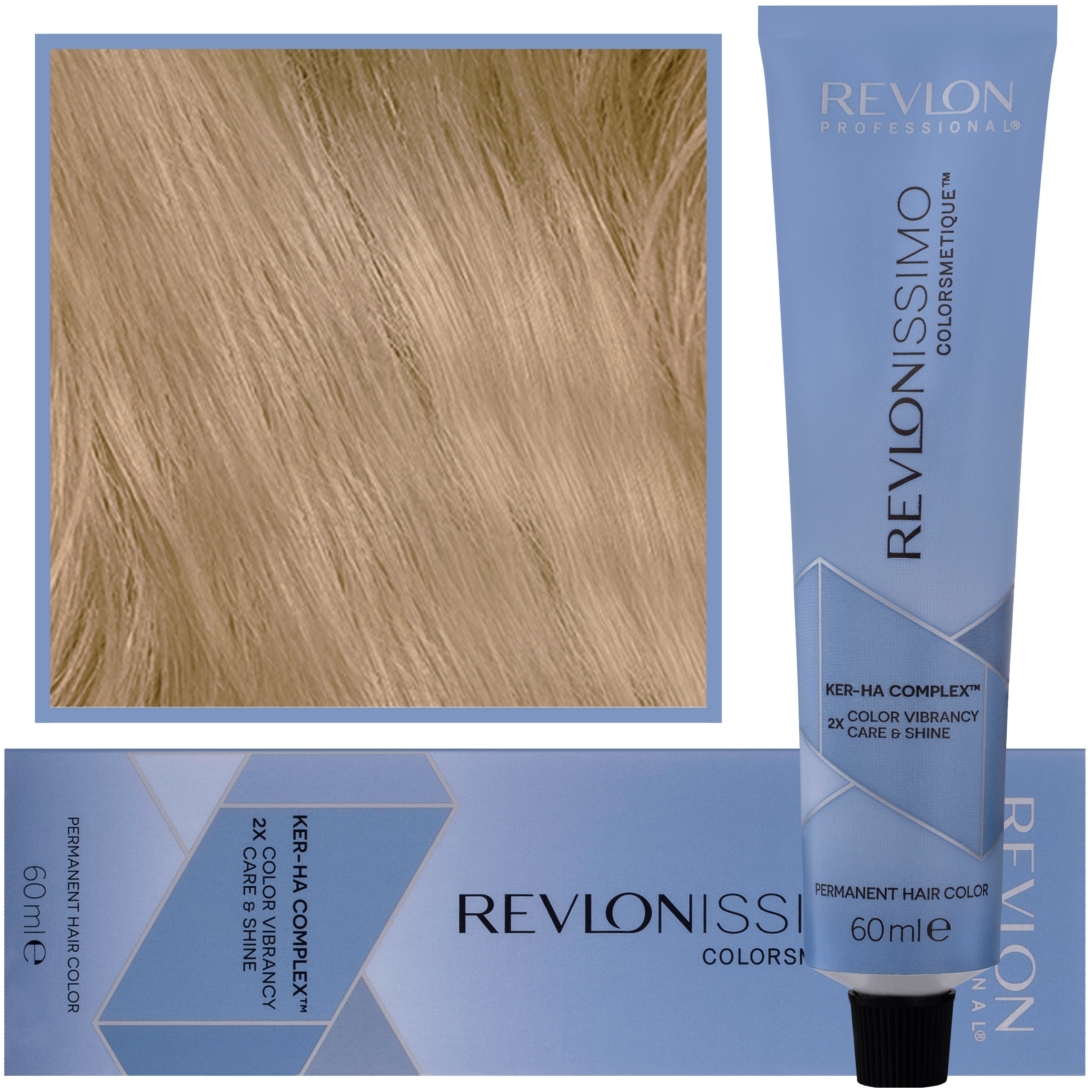 Image of Revlon Revlonissimo Colorsmetique - kremowa farba do włosów, 60ml 1213 | Intensywny Blond Popielaty Złoty