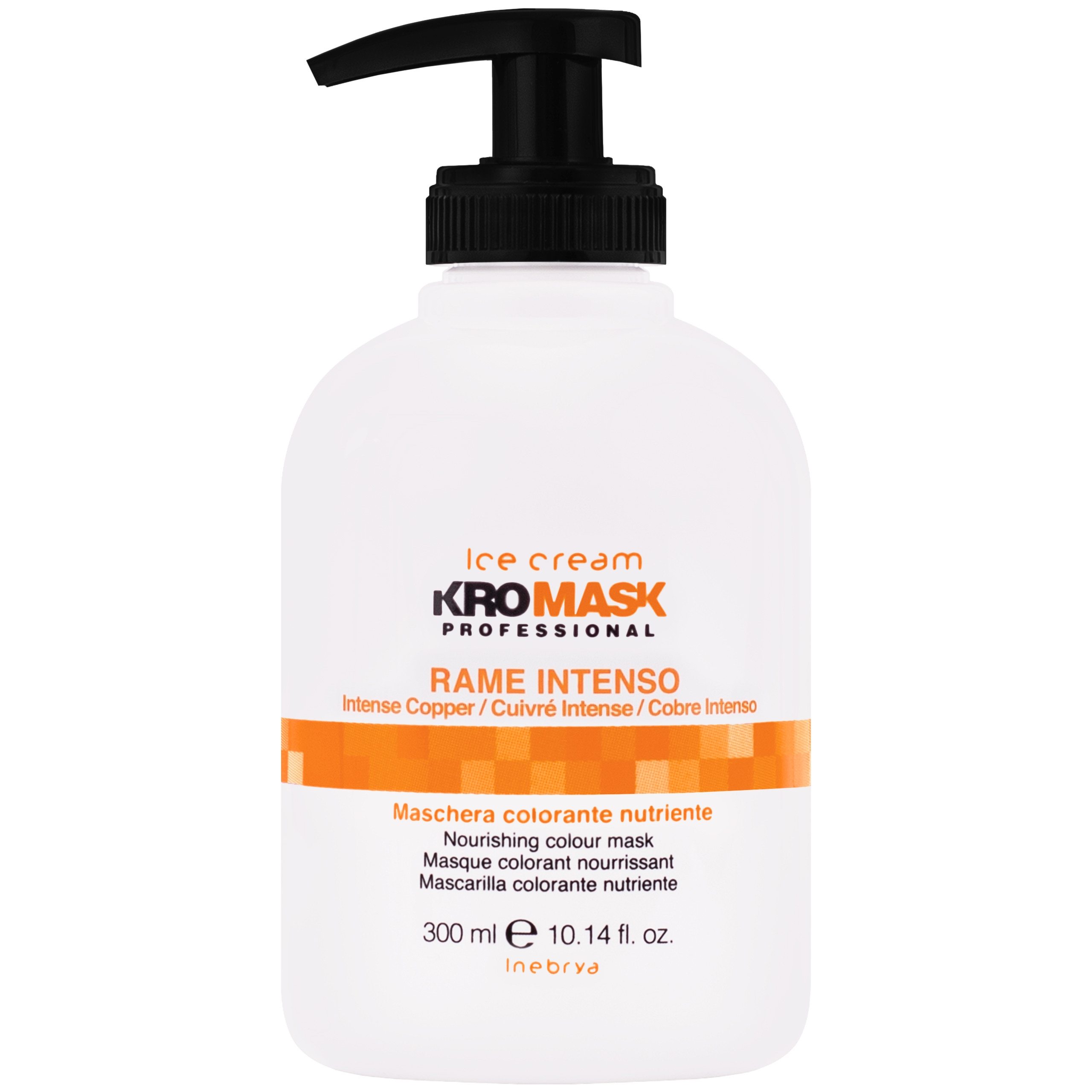 Inebrya Kromask – maska koloryzująca, różne kolory, 300ml Rame Intenso | Intensywna miedź