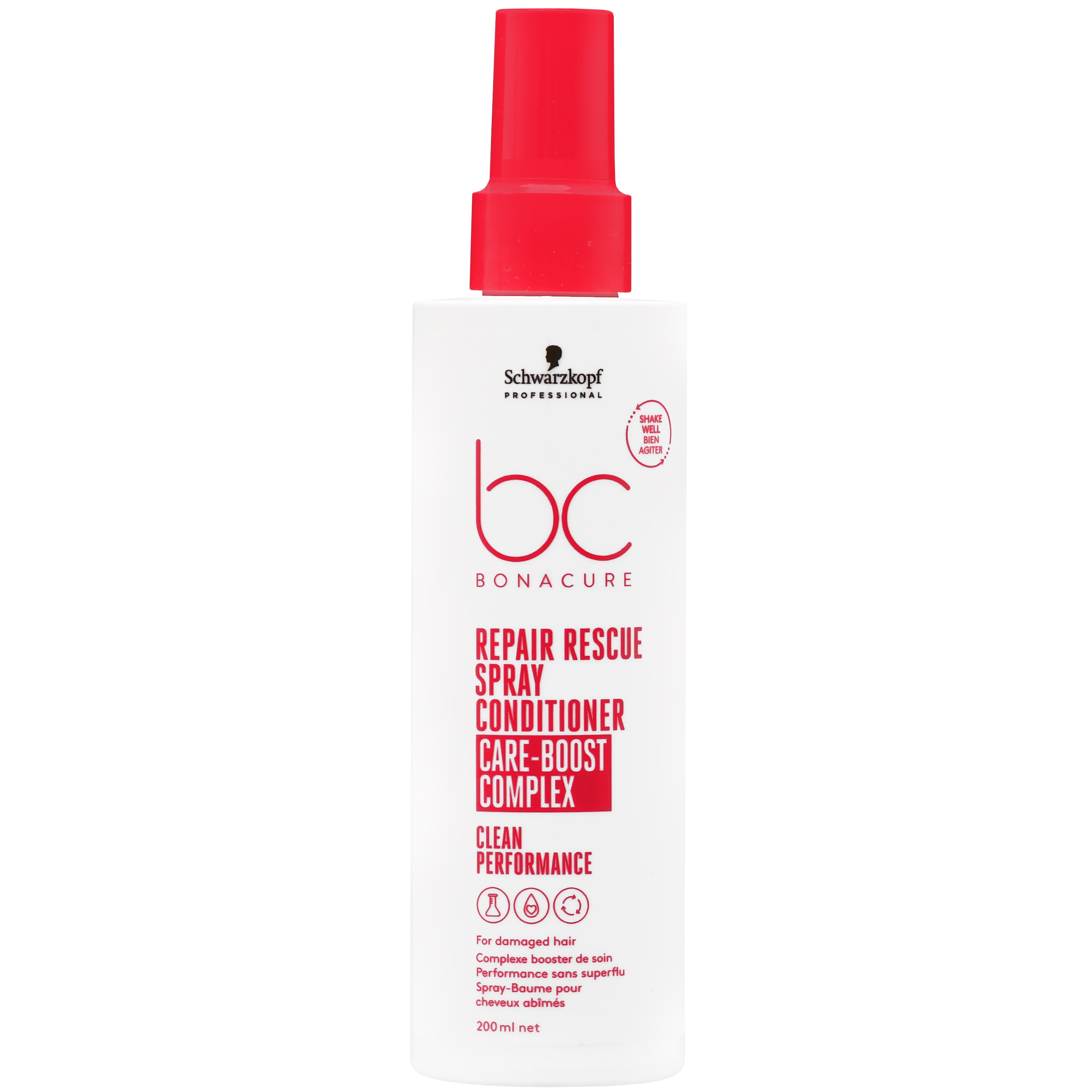 Image of Schwarzkopf Bonacure Repair Spray - regenerująca odżywka do włosów zniszczonych w sprayu, 200ml