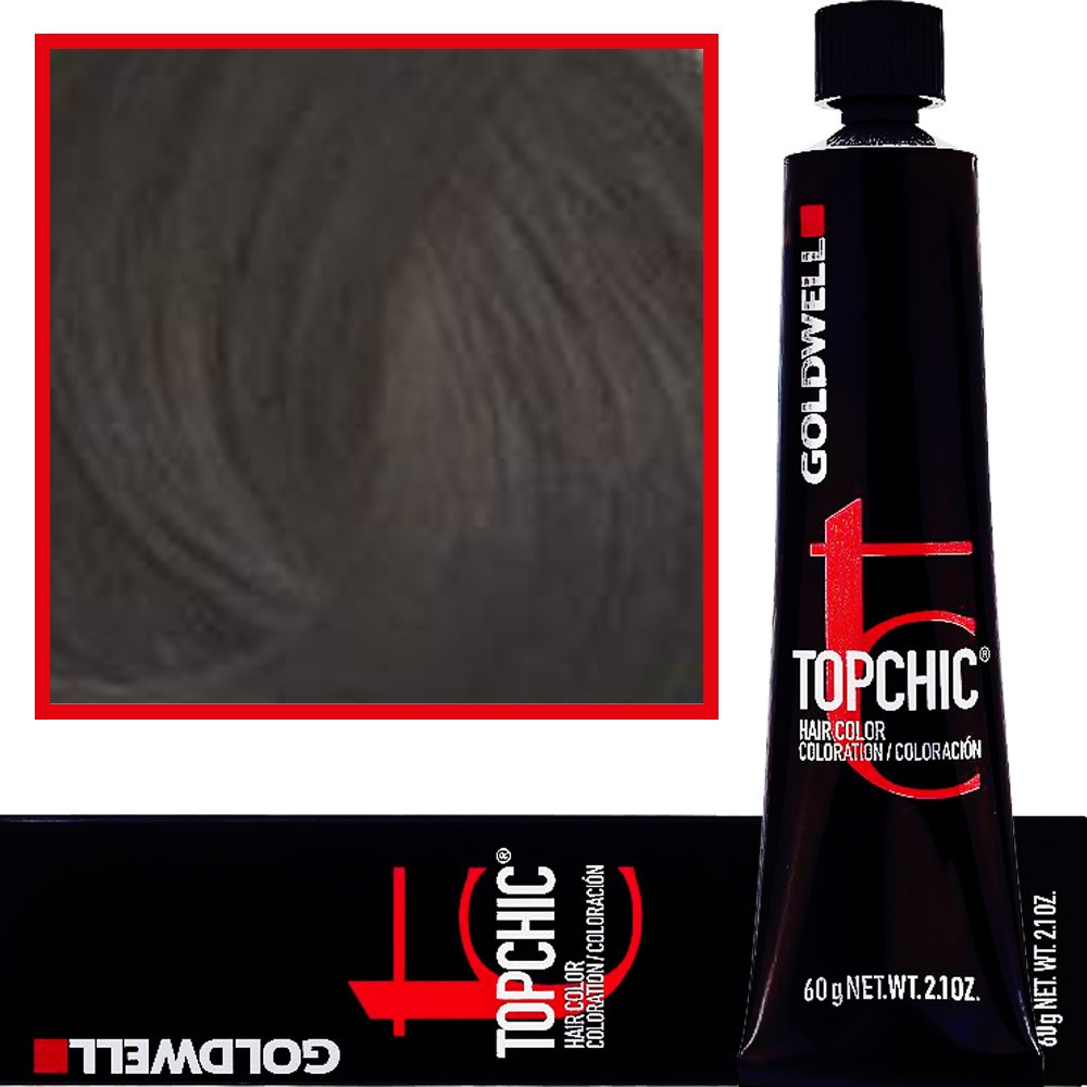 Image of Goldwell Topchic - profesjonalna farba do włosów, 60ml 5-N Jasny Naturalny Brąz