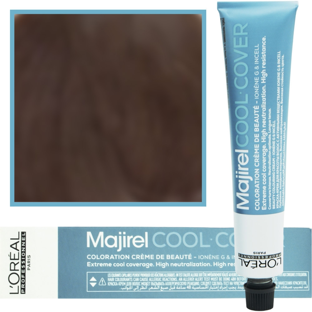 Loreal Majirel Cool Cover – farba zimne odcienie chłodnych blondów, 50ml 6.3 Ciemny Blond Złocisty