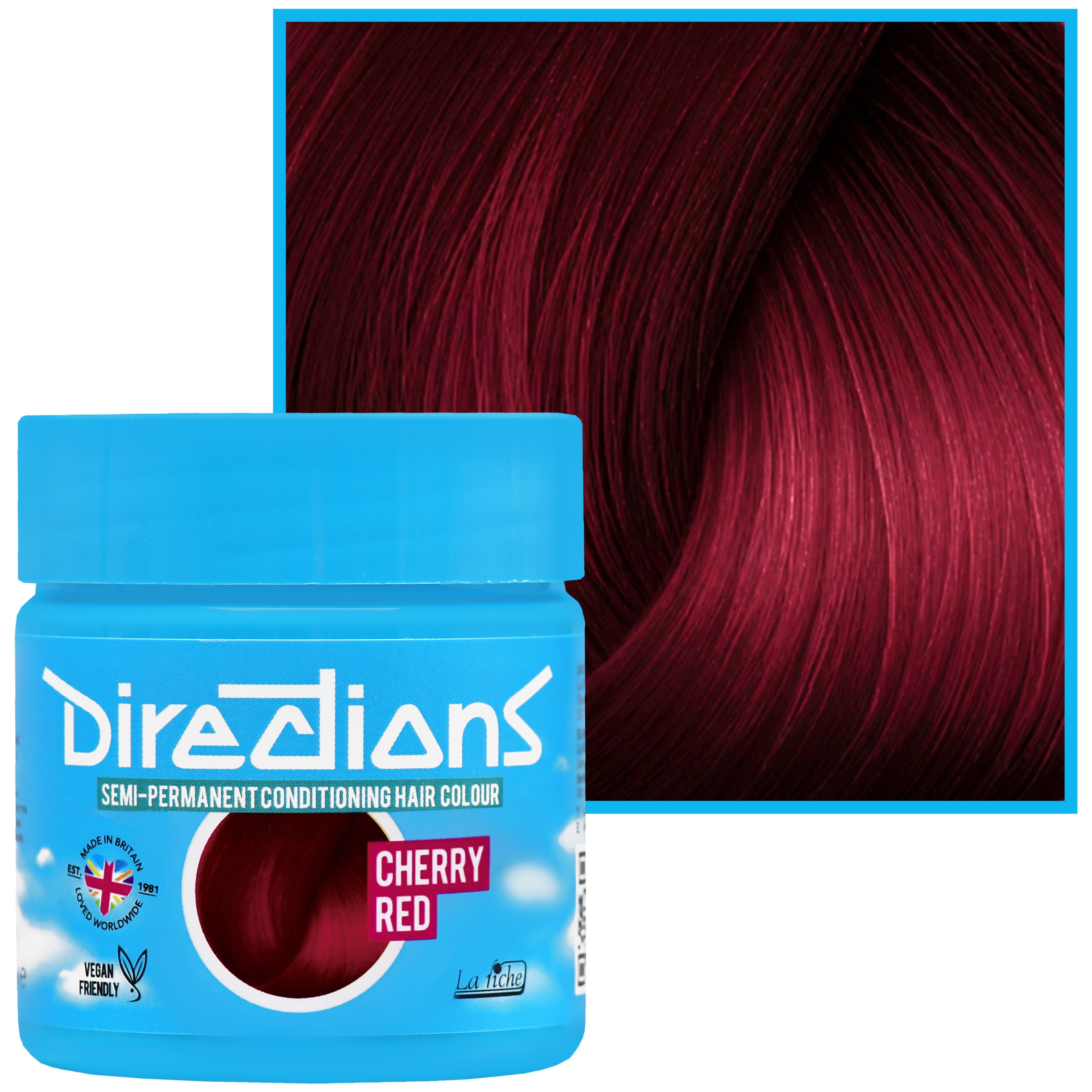La Riche Directions – toner koloryzujący do włosów, 100ml Cherry Red