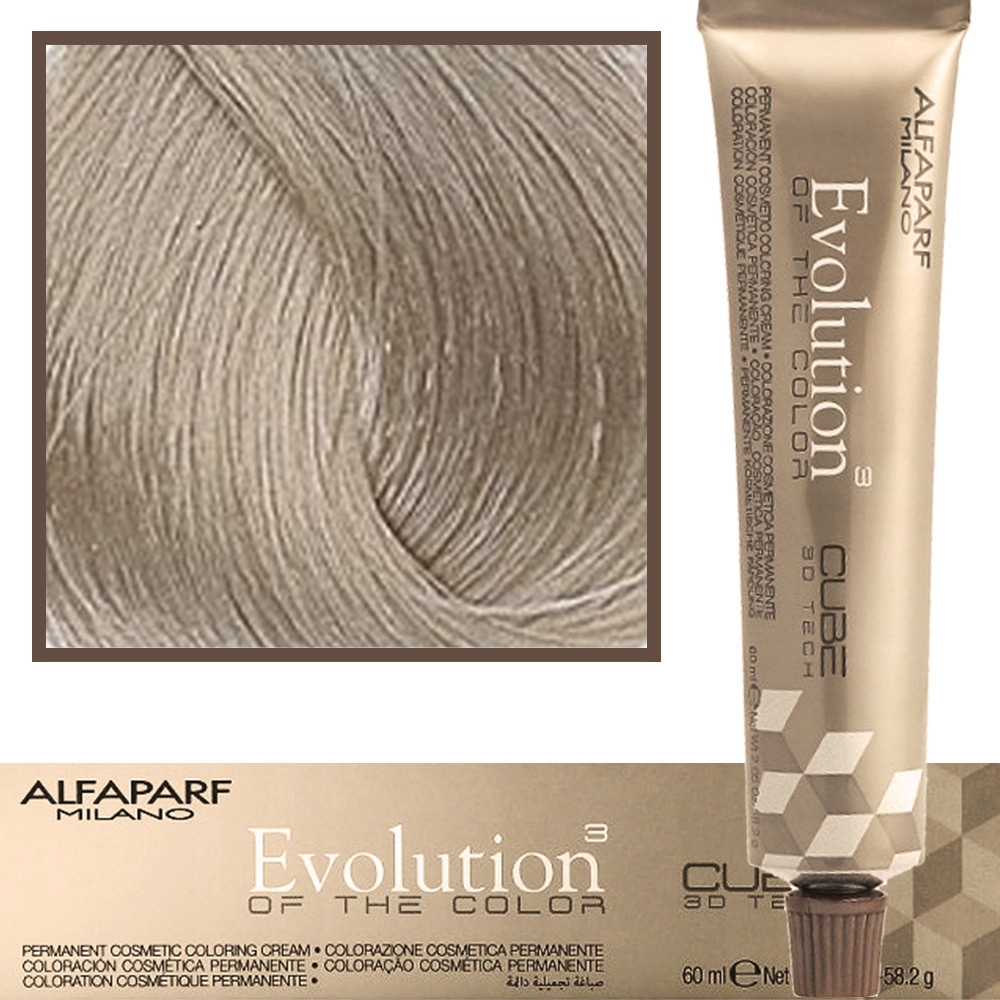 Image of alfaparf evolution farba do włosów 60ml cała paleta 11.02 | czysta fioletowa platyna