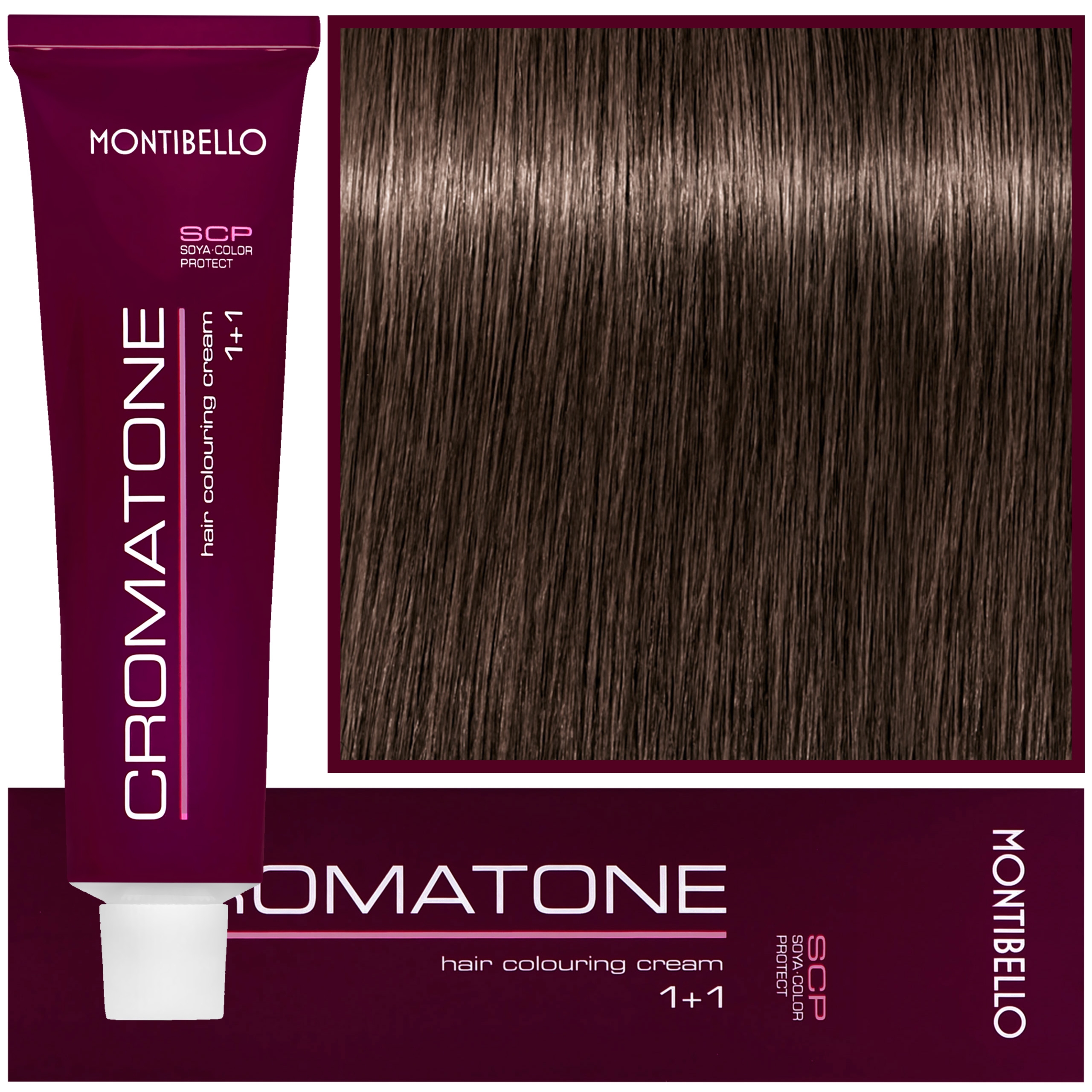 Montibello Cromatone – profesjonalna farba do trwałej koloryzacji, 60ml P7 | Średni Blond Plus
