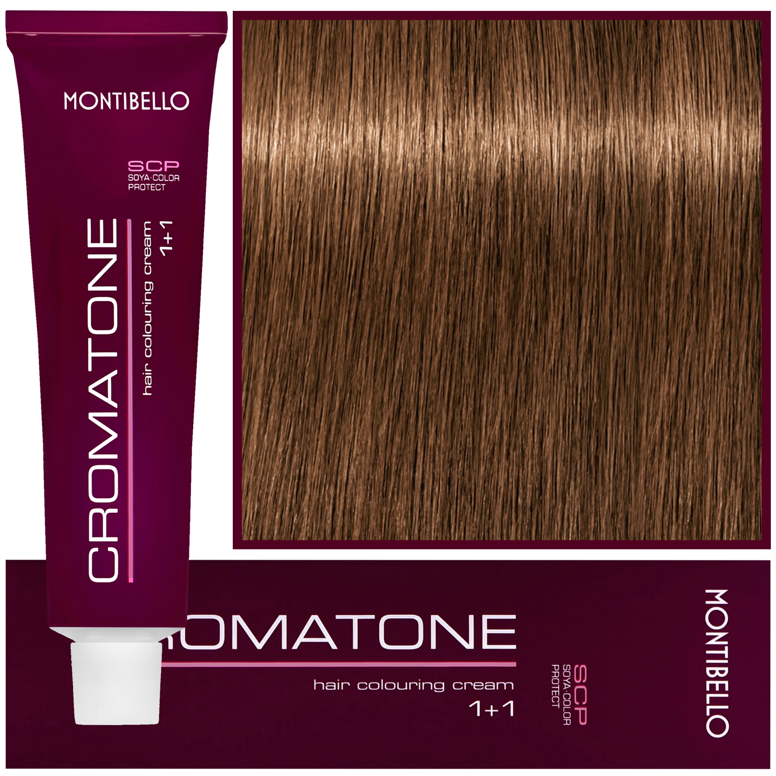 Montibello Cromatone – profesjonalna farba do trwałej koloryzacji, 60ml 7,31 | Średni Złoty Popielaty Blond
