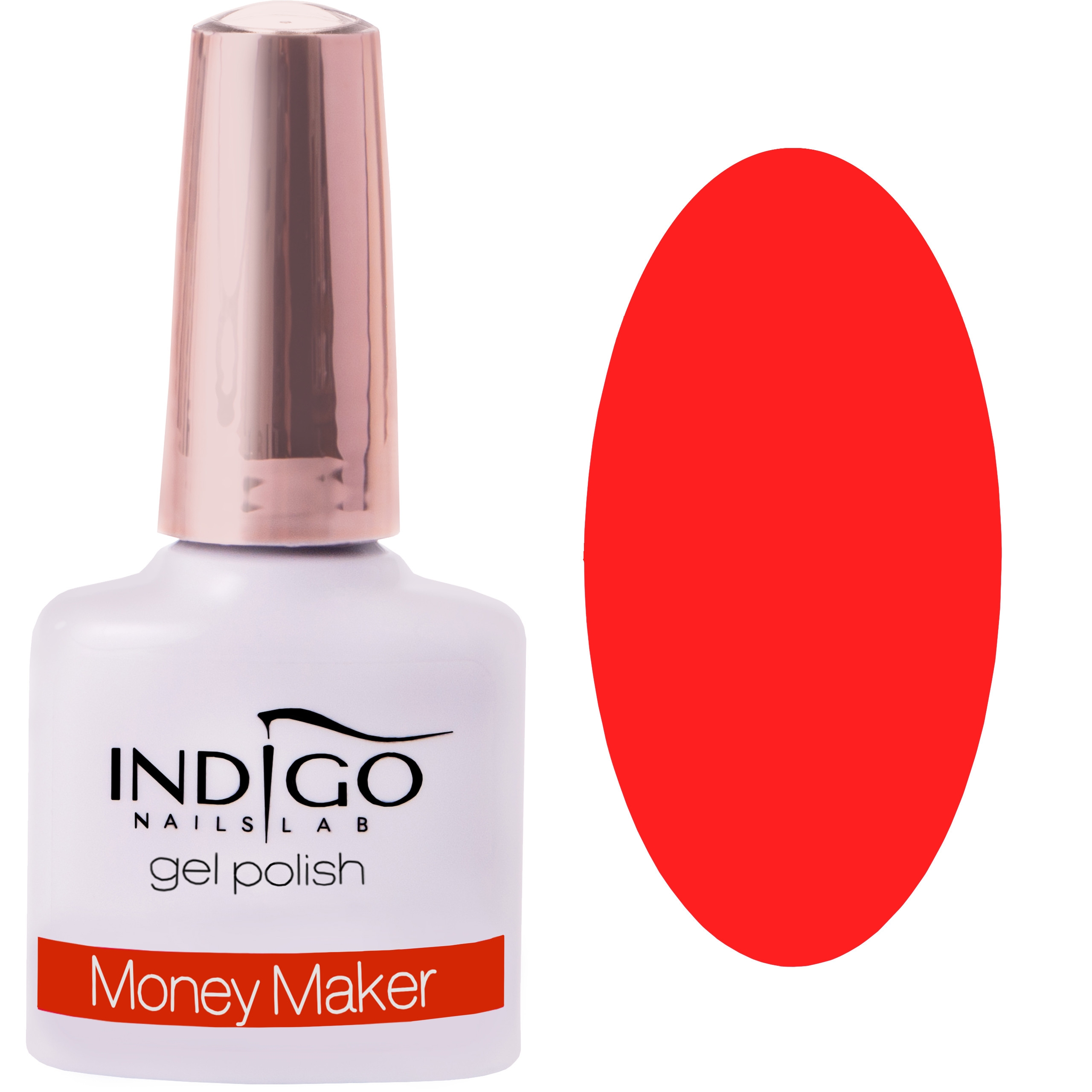 Image of Indigo Gel Polish lakier hybrydowy, kolory 7ml Money Maker