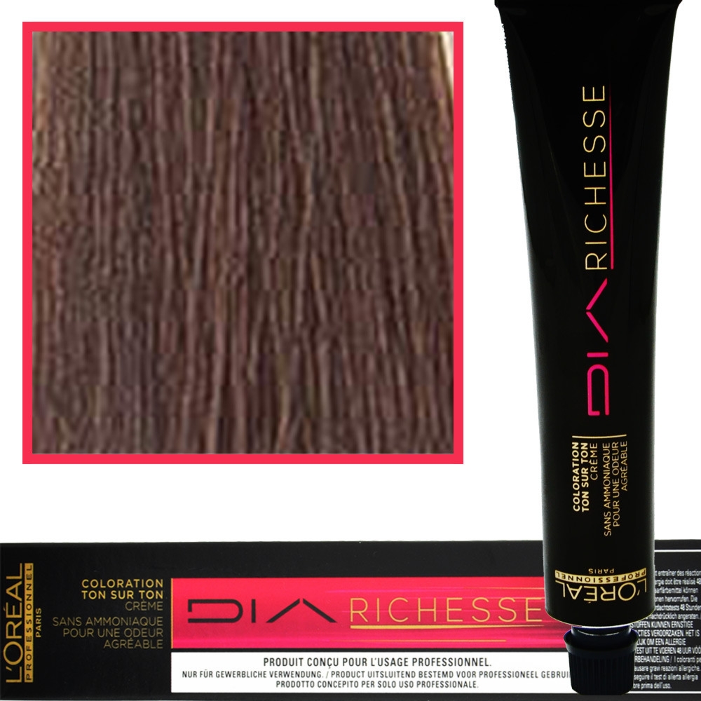 Loreal Dia Richesse – farba do włosów bez amoniaku, 50ml 5 Jasny Brąz