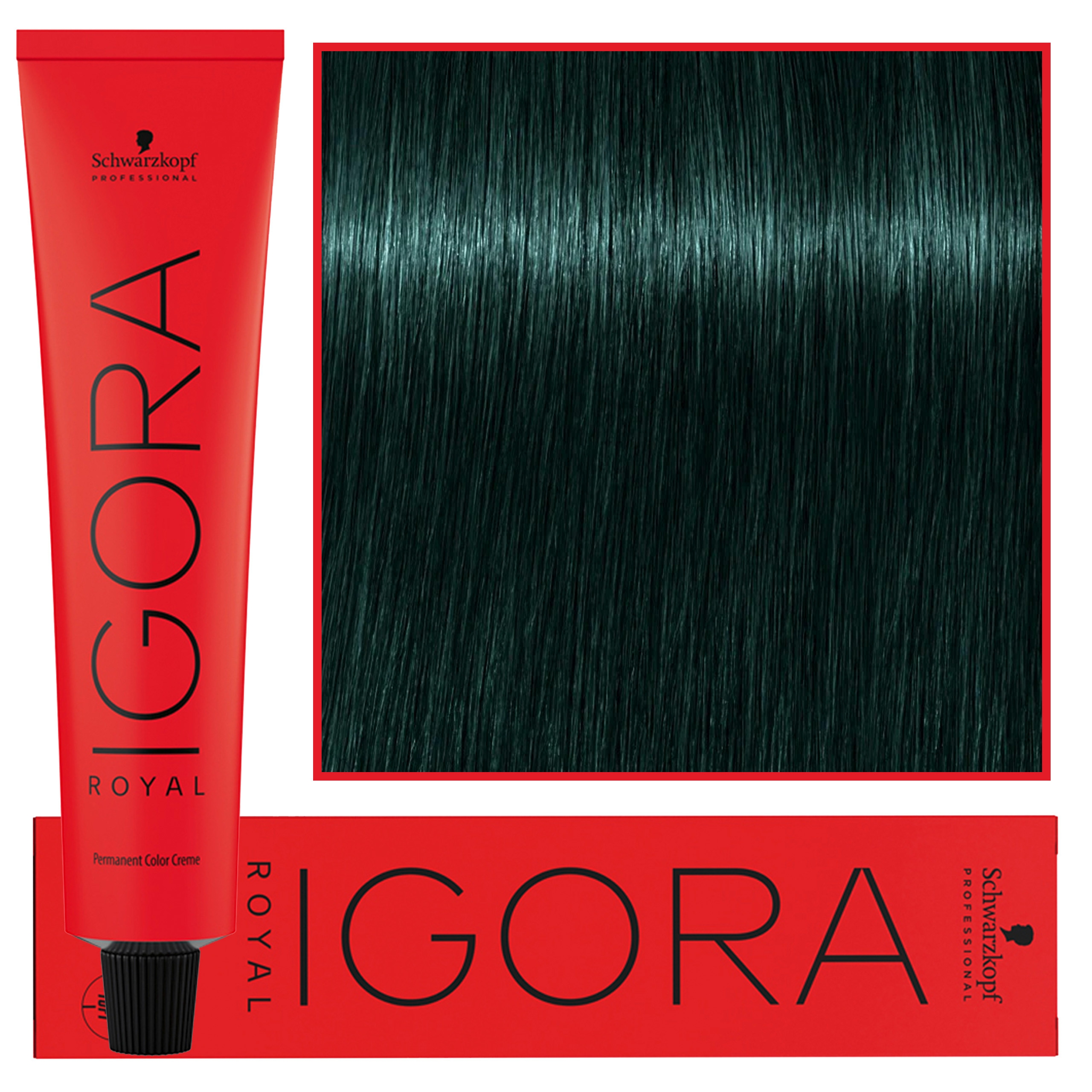 Image of Schwarzkopf Professional Igora Royal - trwała farba do włosów o innowacyjnej formule, 60ml 0-33 | Koncentrat Anti Red