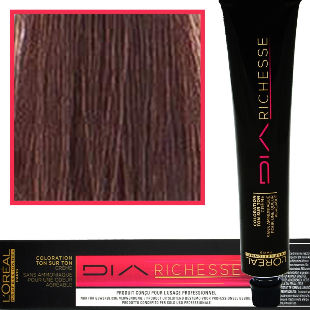 Loreal Dia Richesse – farba do włosów bez amoniaku, 50ml 5.8 Mokka Jasny Brąz