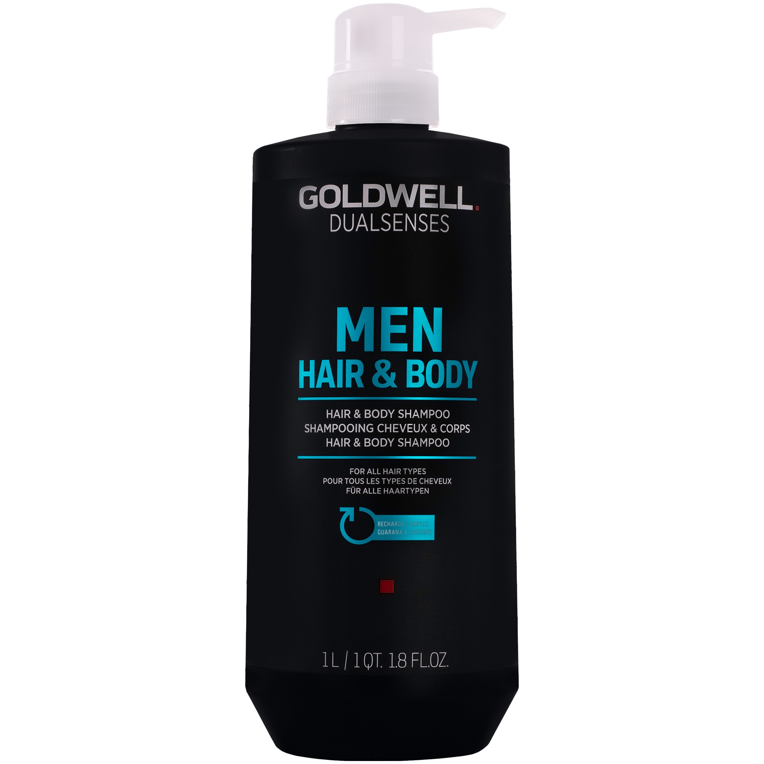 Image of Goldwell MEN Hair & Body - szampon rewitalizujący do włosów i ciała dla mężczyzn, 1000ml