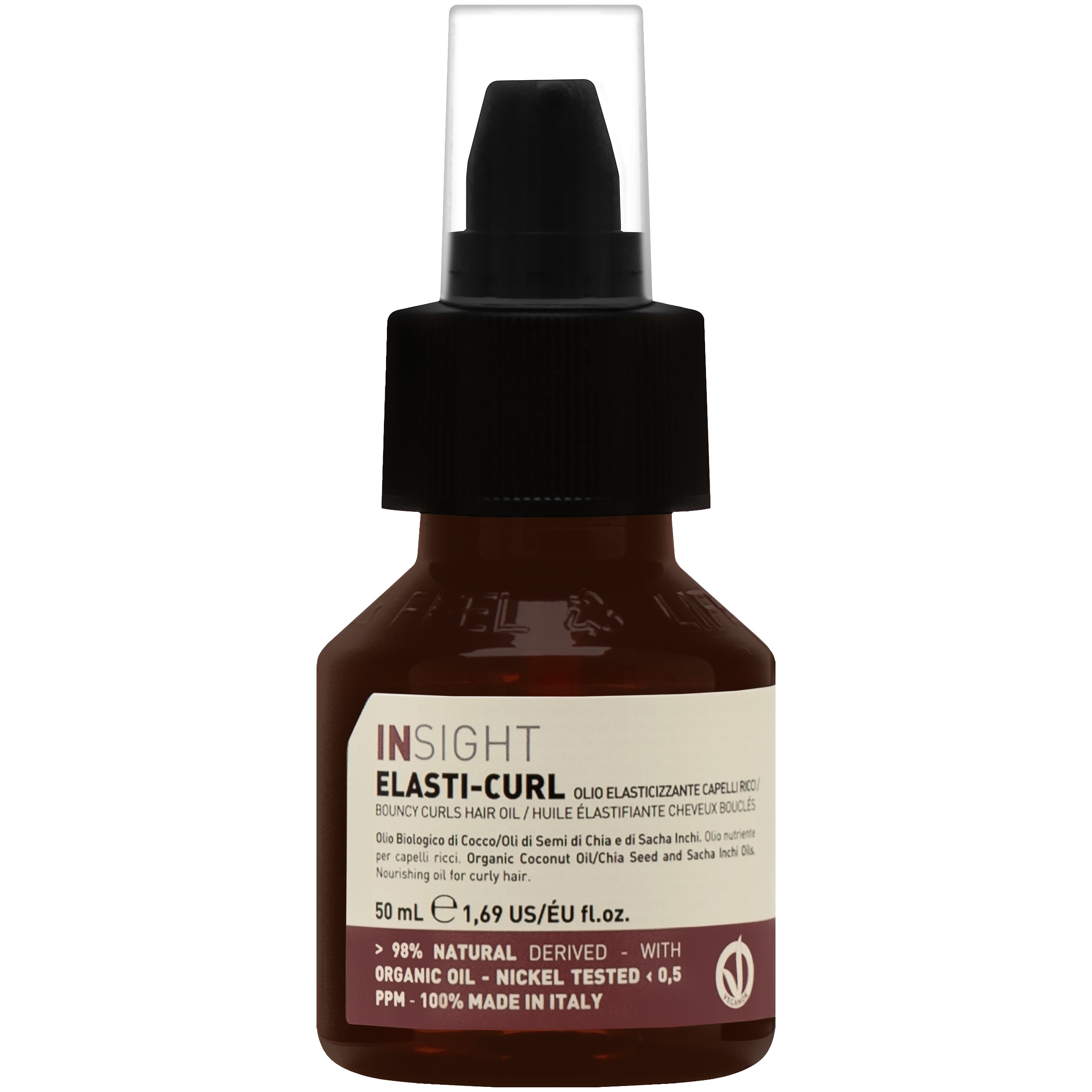 Image of Insight Elasti-Curl Bouncy Curl Oil - olejek do włosów kręconych, 50ml