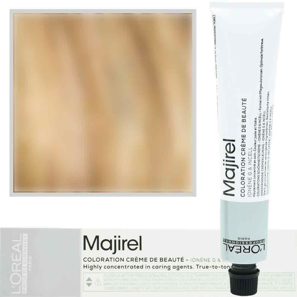 Image of Loreal Majirel - profesjonalna farba do włosów, paleta kolorów, 50ml 9.0 Głęboki Bardzo Jasny Blond