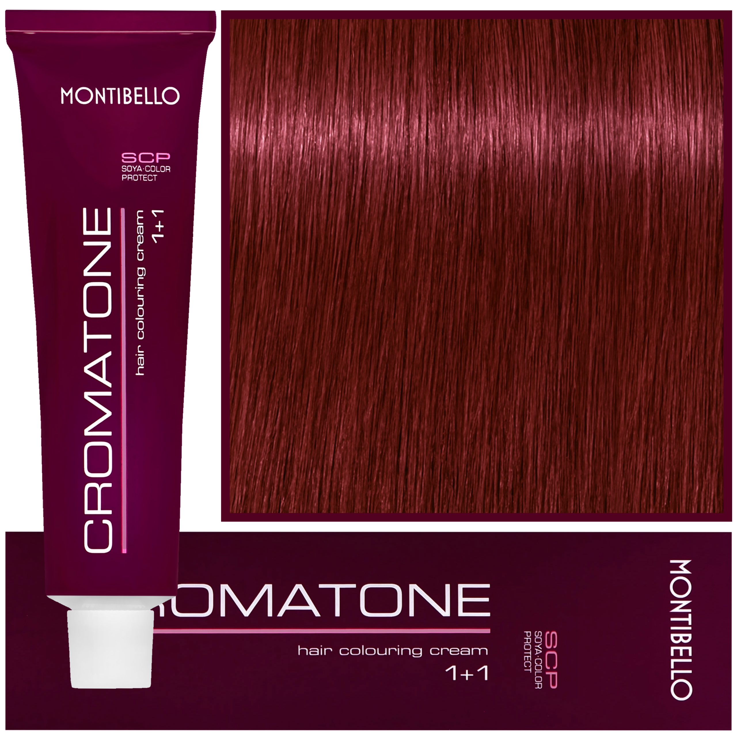 Montibello Cromatone – profesjonalna farba do trwałej koloryzacji, 60ml 7,7 | Średni Czerwony Blond