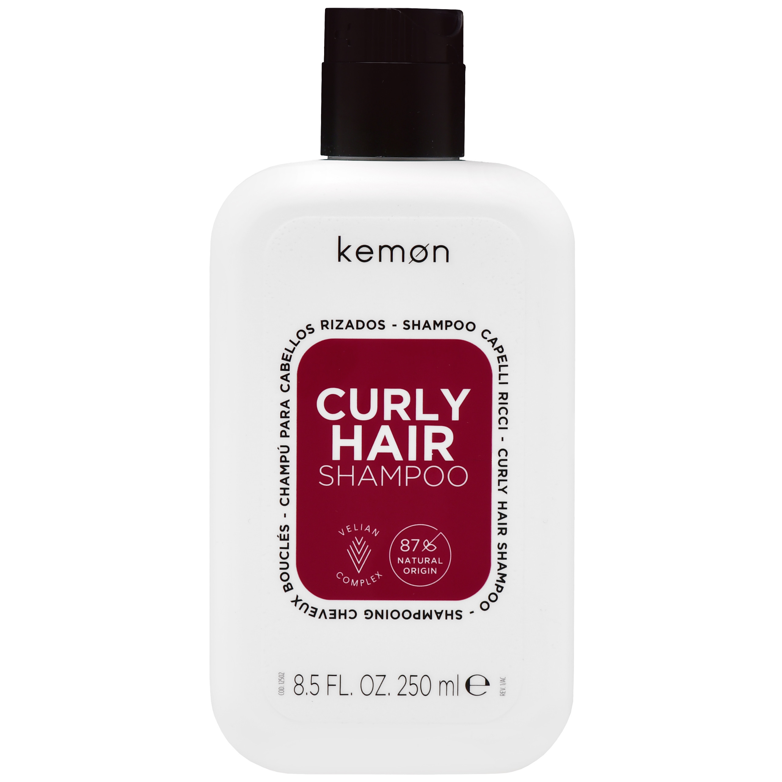 Image of Kemon Curly Hair Shampoo - szampon nawilżający do włosów kręconych, 250ml