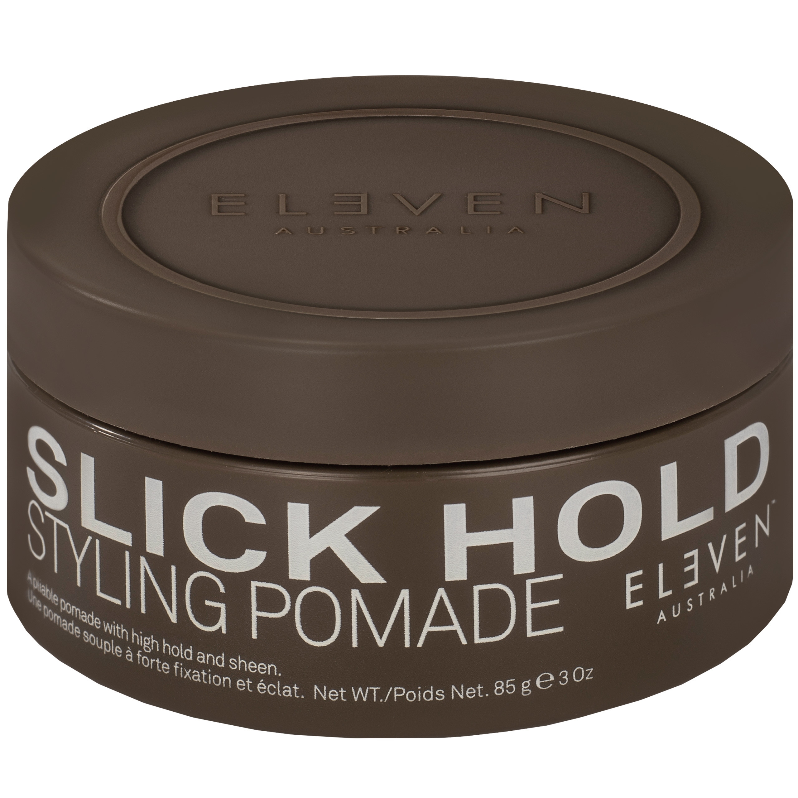 Image of Eleven Australia Slick Hold Styling Pomade - profesjonalna, mocna pomada do włosów, 85g