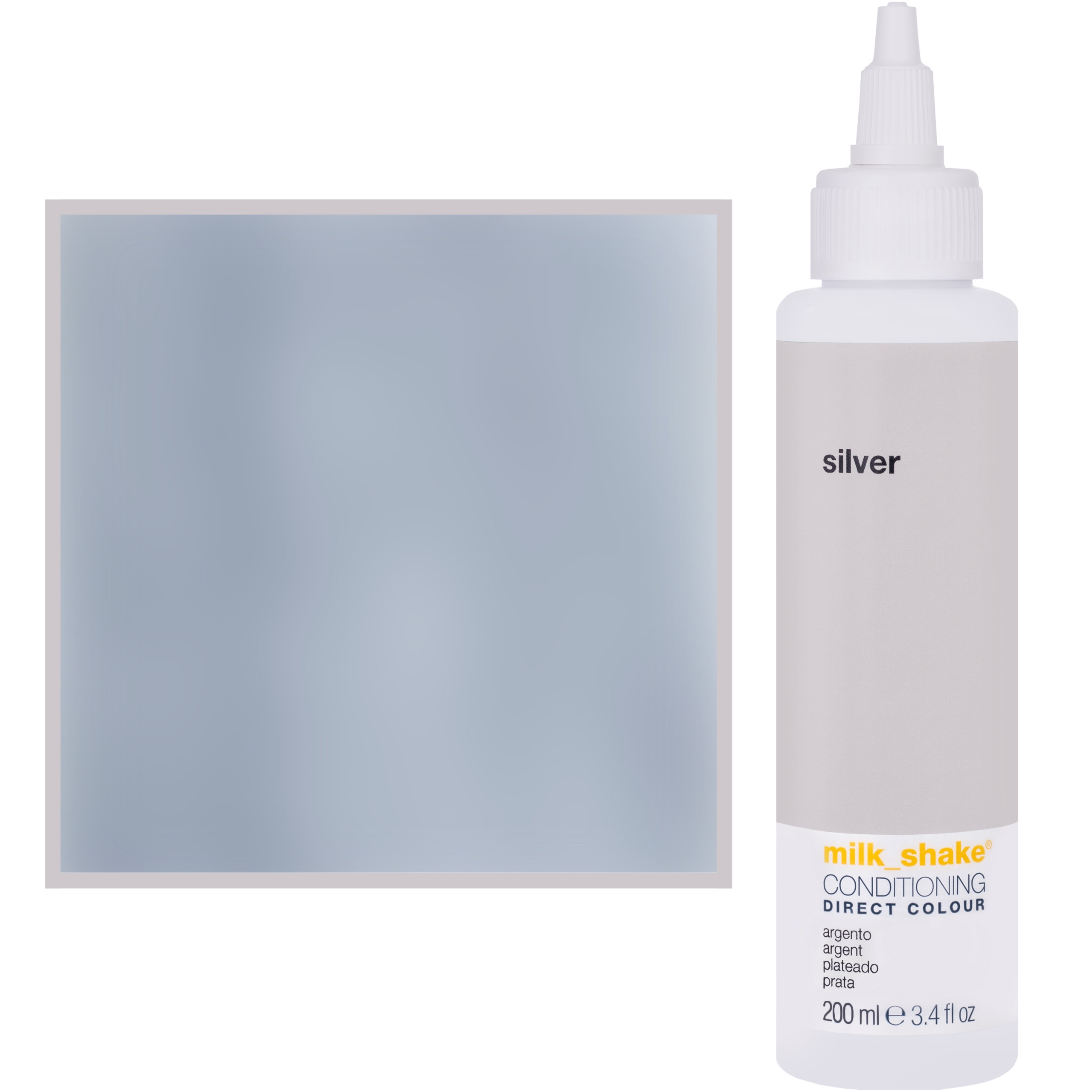 Milk Shake Direct Colour – toner do koloryzacji włosów, 200ml SILVER || Srebrny