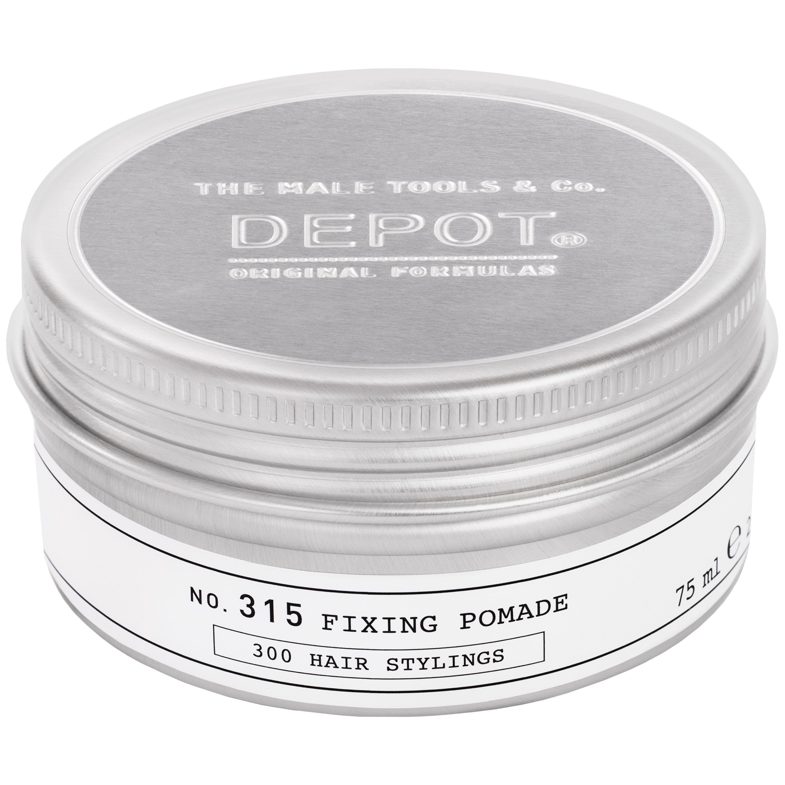 Image of Depot NO. 315 Fixing Pomade - żelowa pomada do stylizacji włosów o mocnym utrwaleniu, 75ml