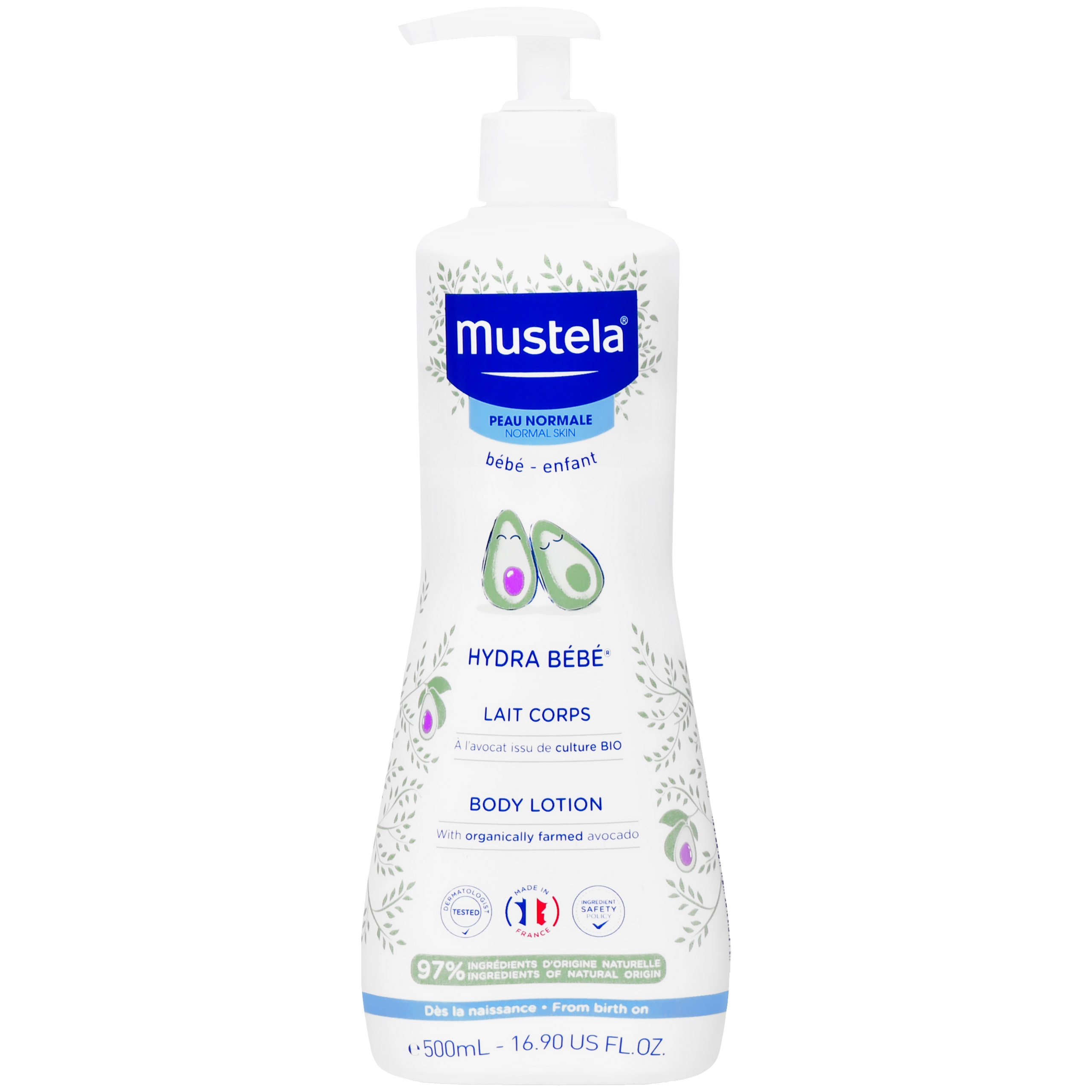 Mustela Hydra Bebe Body Lotion – nawilżające mleczko do ciała dla dzieci, 500ml