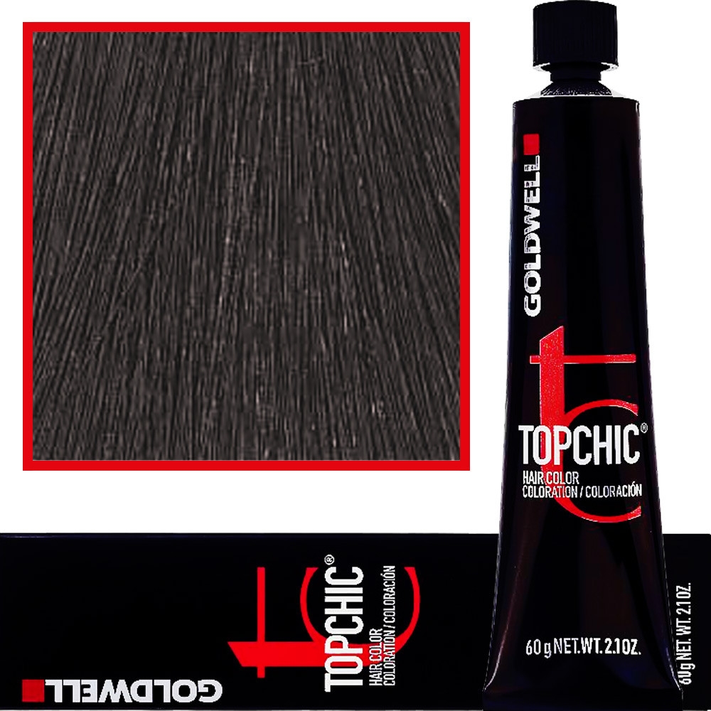 Image of Goldwell Topchic - profesjonalna farba do włosów, 60ml 3-N Ciemny Naturalny Brąz