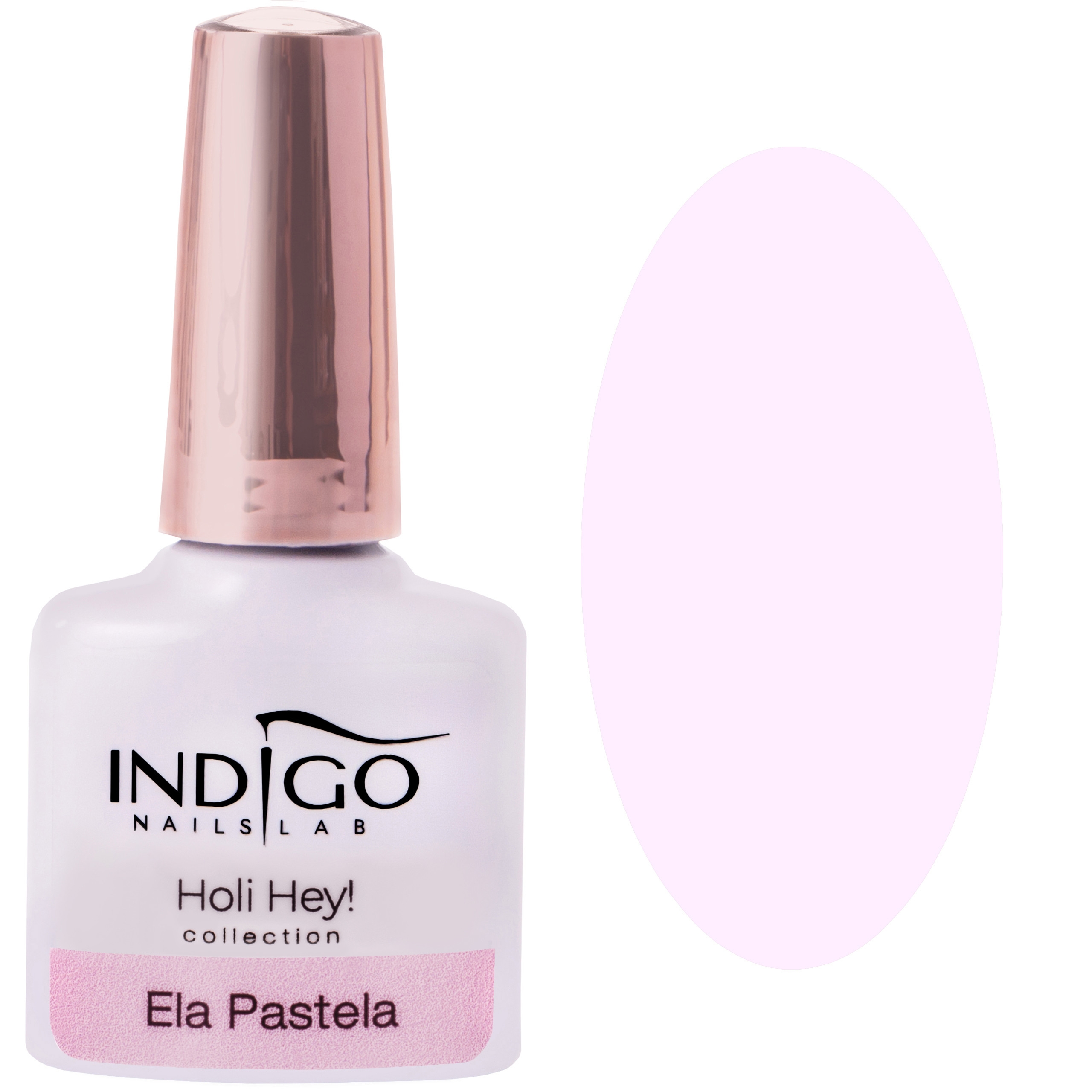 Image of Indigo Gel Polish lakier hybrydowy, kolory 7ml Ela Pastela
