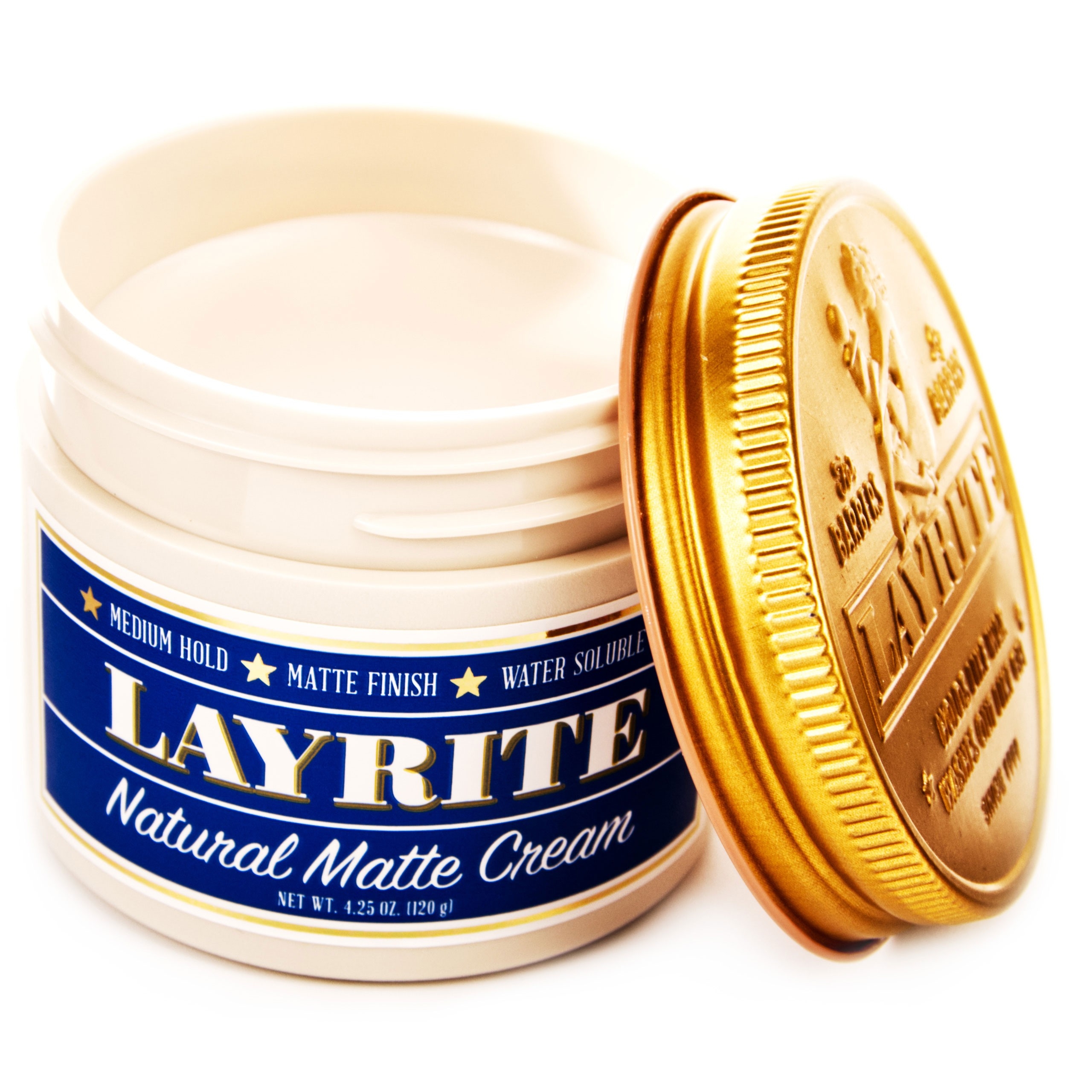 Image of Layrite Natural Matt Cream Pomade matowa pomada do włosów 120g