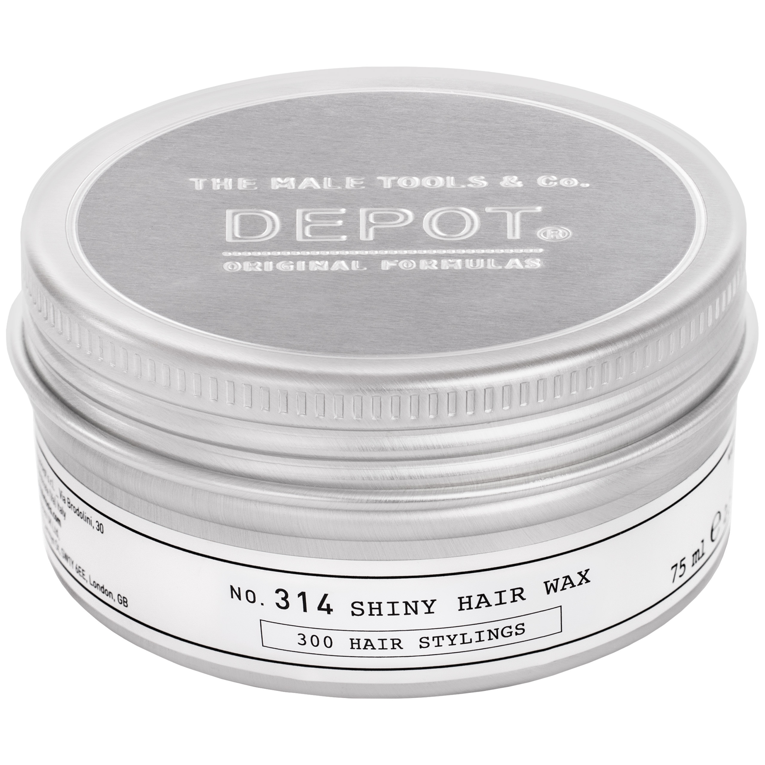 Image of Depot No. 314 Shiny Hair Wax - półpłynny wosk nabłyszczający o średnim utrwaleniu, 75ml