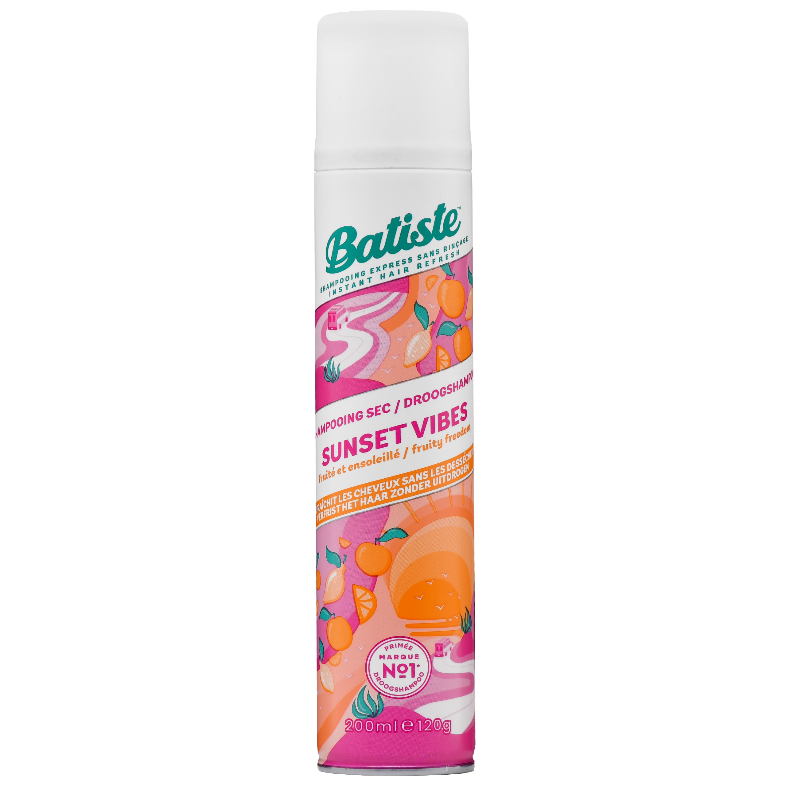Image of Batiste Sunset Vibes Dry Shampoo - odświeżający suchy szampon do włosów, 200ml