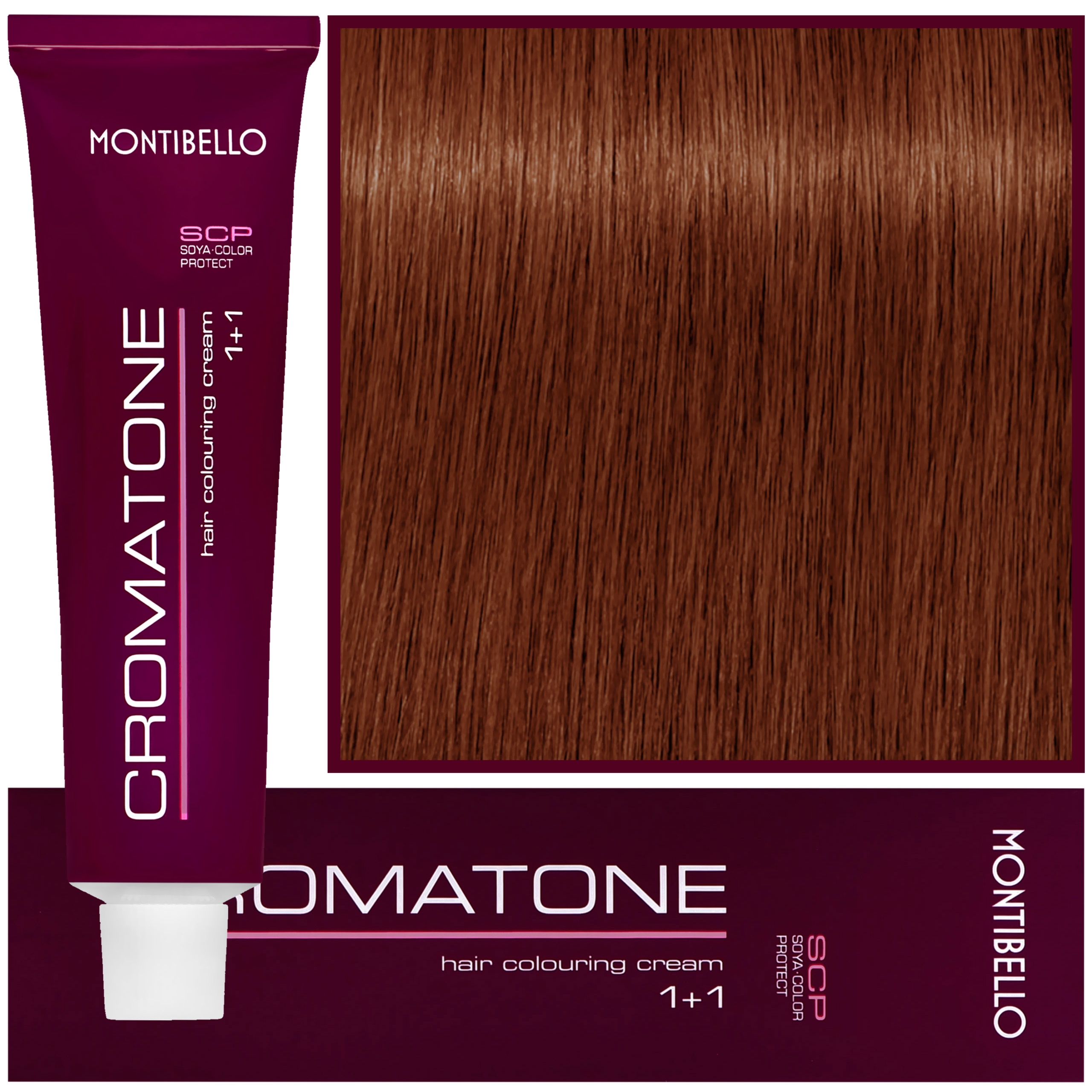 Montibello Cromatone – profesjonalna farba do trwałej koloryzacji, 60ml 6,4 | Ciemny Miedziany Blond