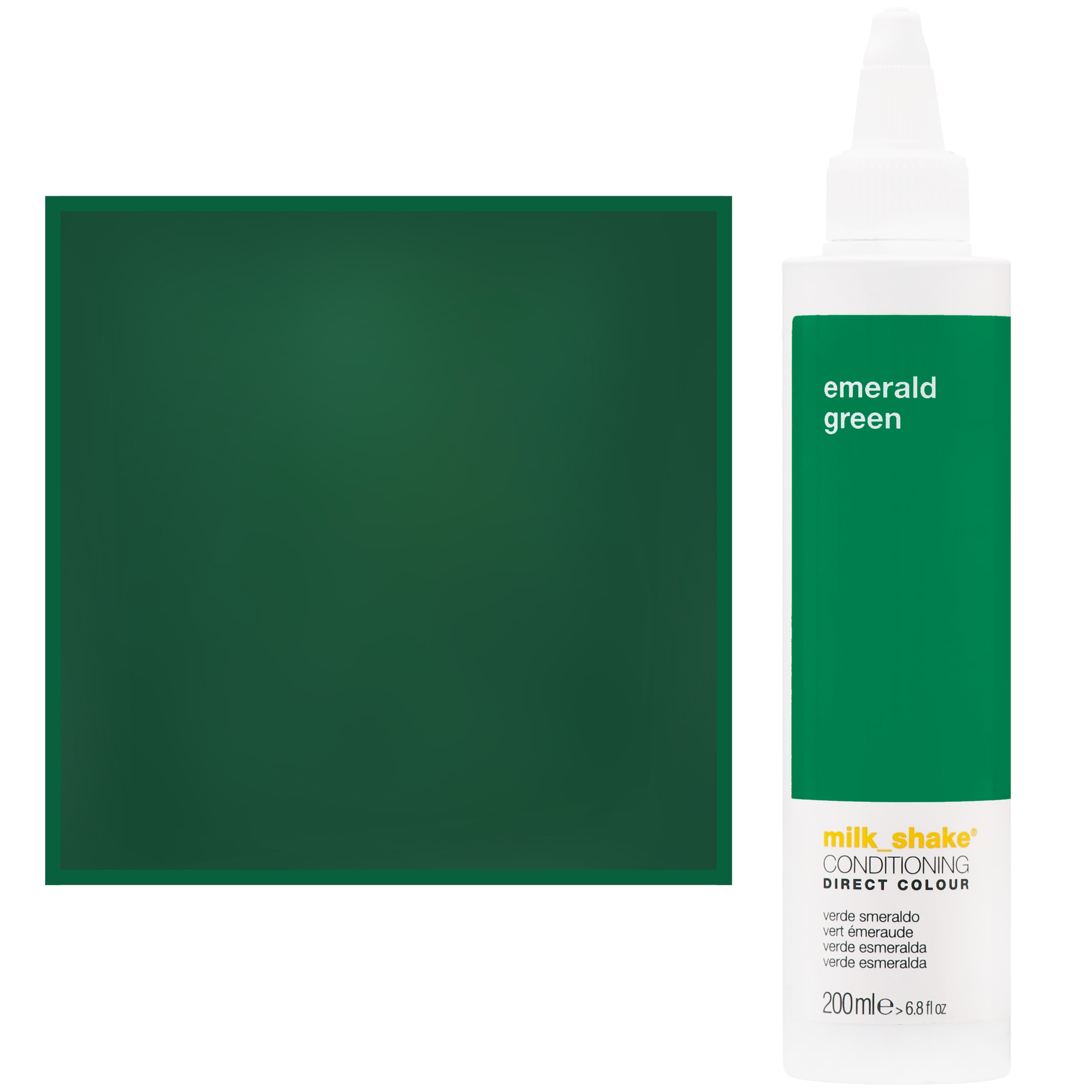 Milk Shake Direct Colour – toner do koloryzacji włosów, 200ml EMERALD GREEN || Szmaragdowa Zieleń