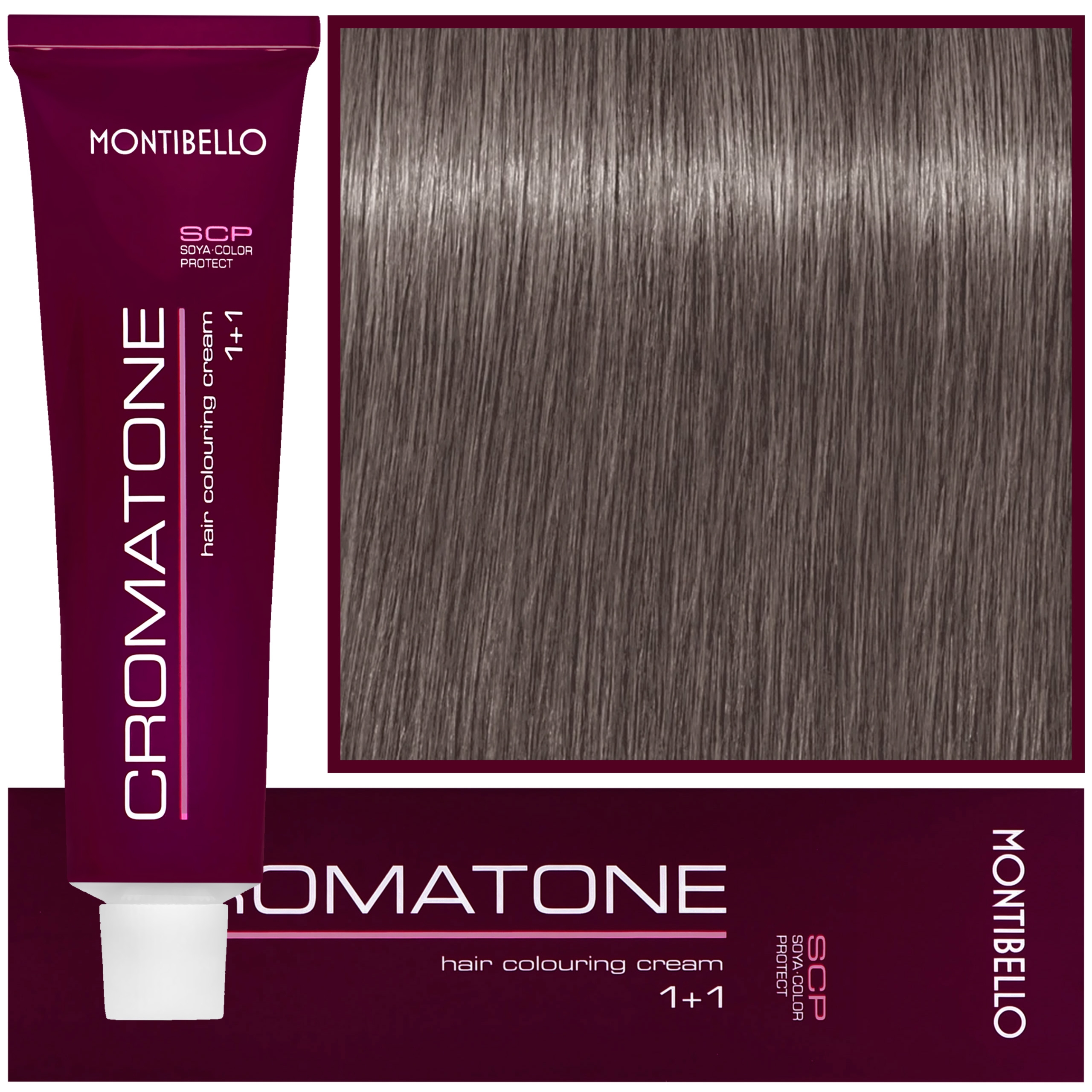 Montibello Cromatone – profesjonalna farba do trwałej koloryzacji, 60ml 8,11 | Jasny Intensywny Popielaty Blond