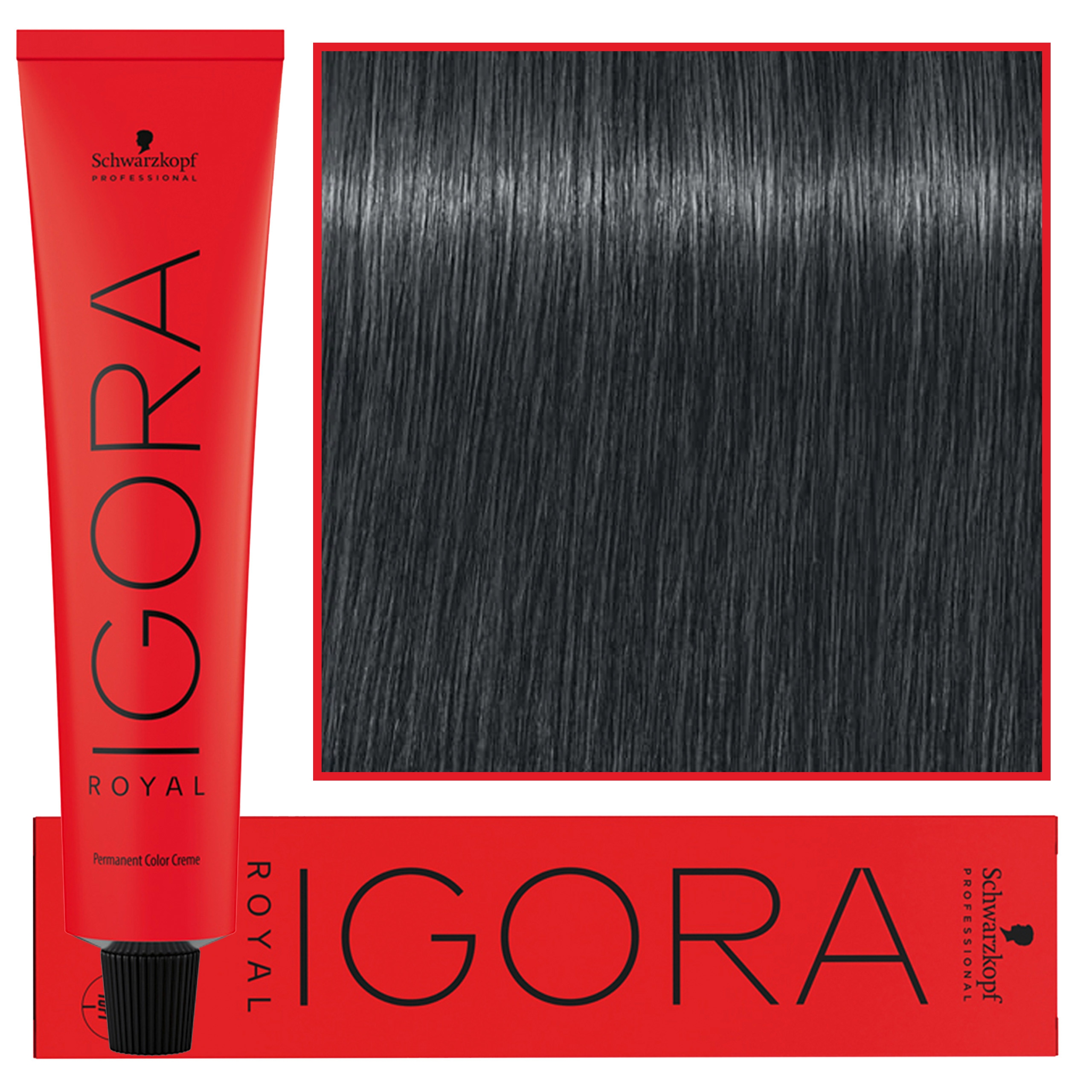 Image of Schwarzkopf Professional Igora Royal - trwała farba do włosów o innowacyjnej formule, 60ml 7-21 | Średni Blond Popielaty Cendre