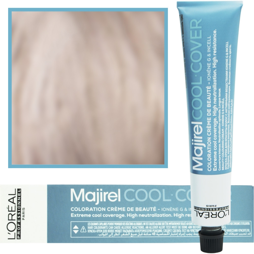 Loreal Majirel Cool Cover – farba zimne odcienie chłodnych blondów, 50ml 9.11 Bardzo Jasny Blond Popielaty Głęboki