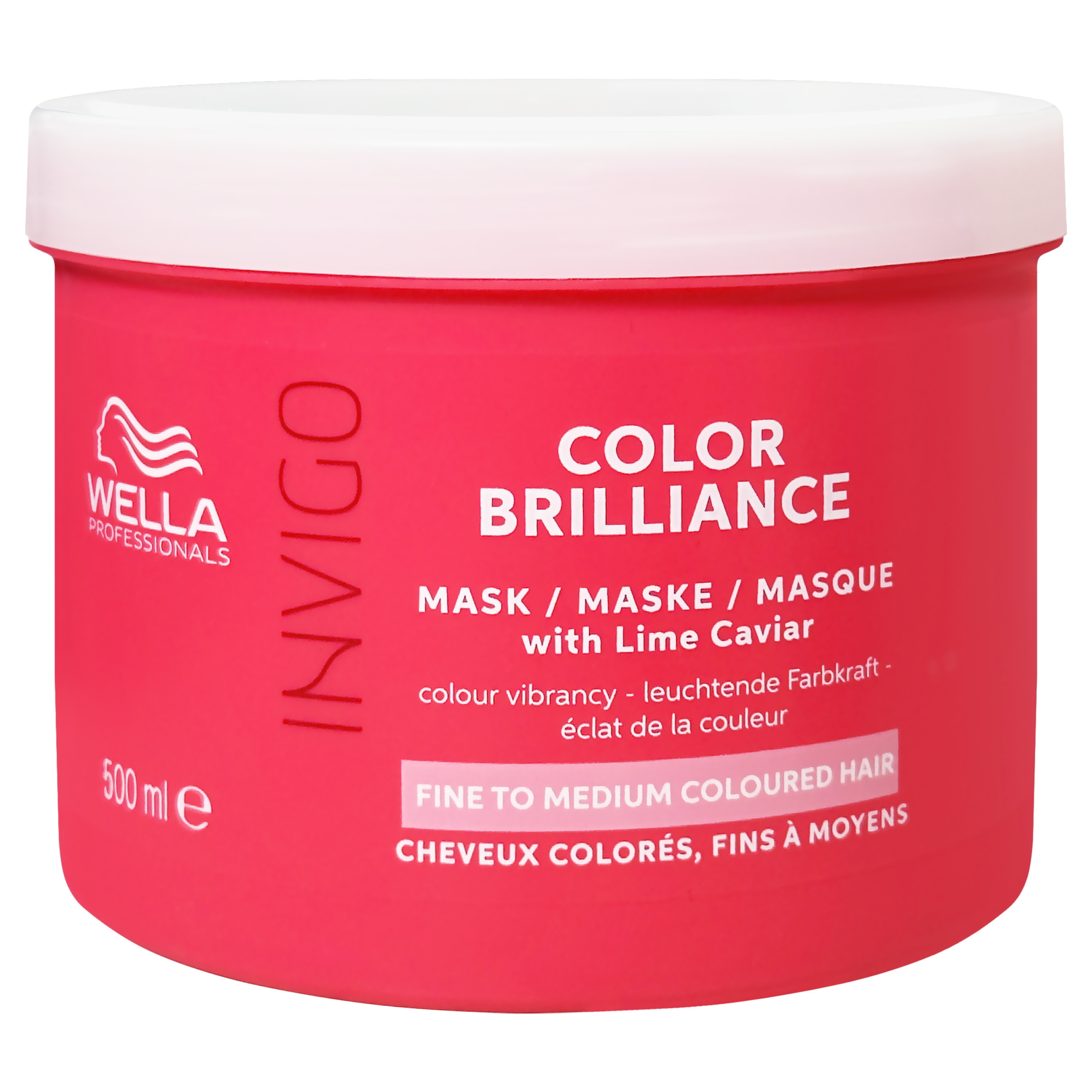 Image of Wella Invigo Color Brilliance Mask - maska do włosów normalnych, 500ml