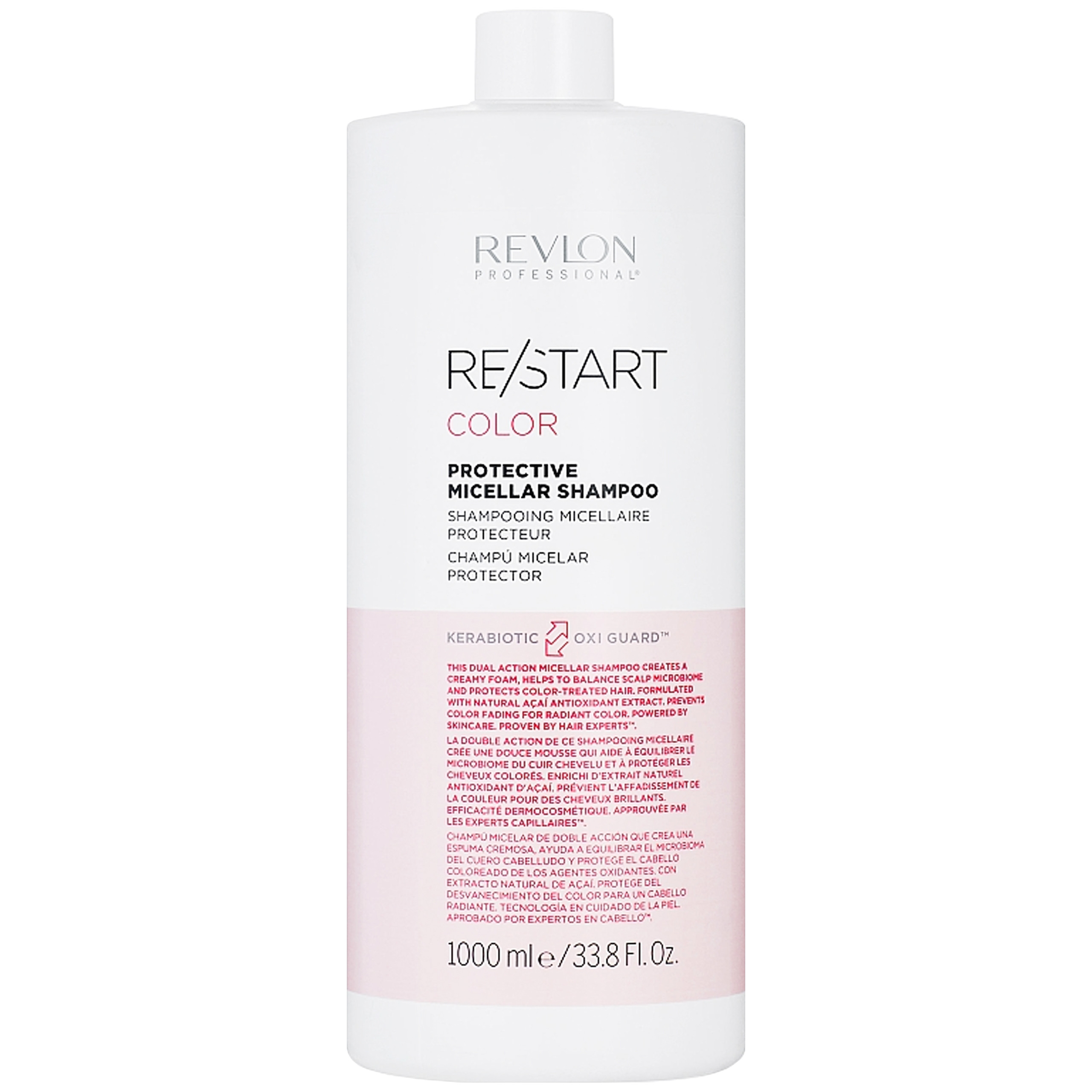 Image of Revlon Restart Color Micellar Shampoo - szampon micelarny do włosów farbowanych, 1000ml