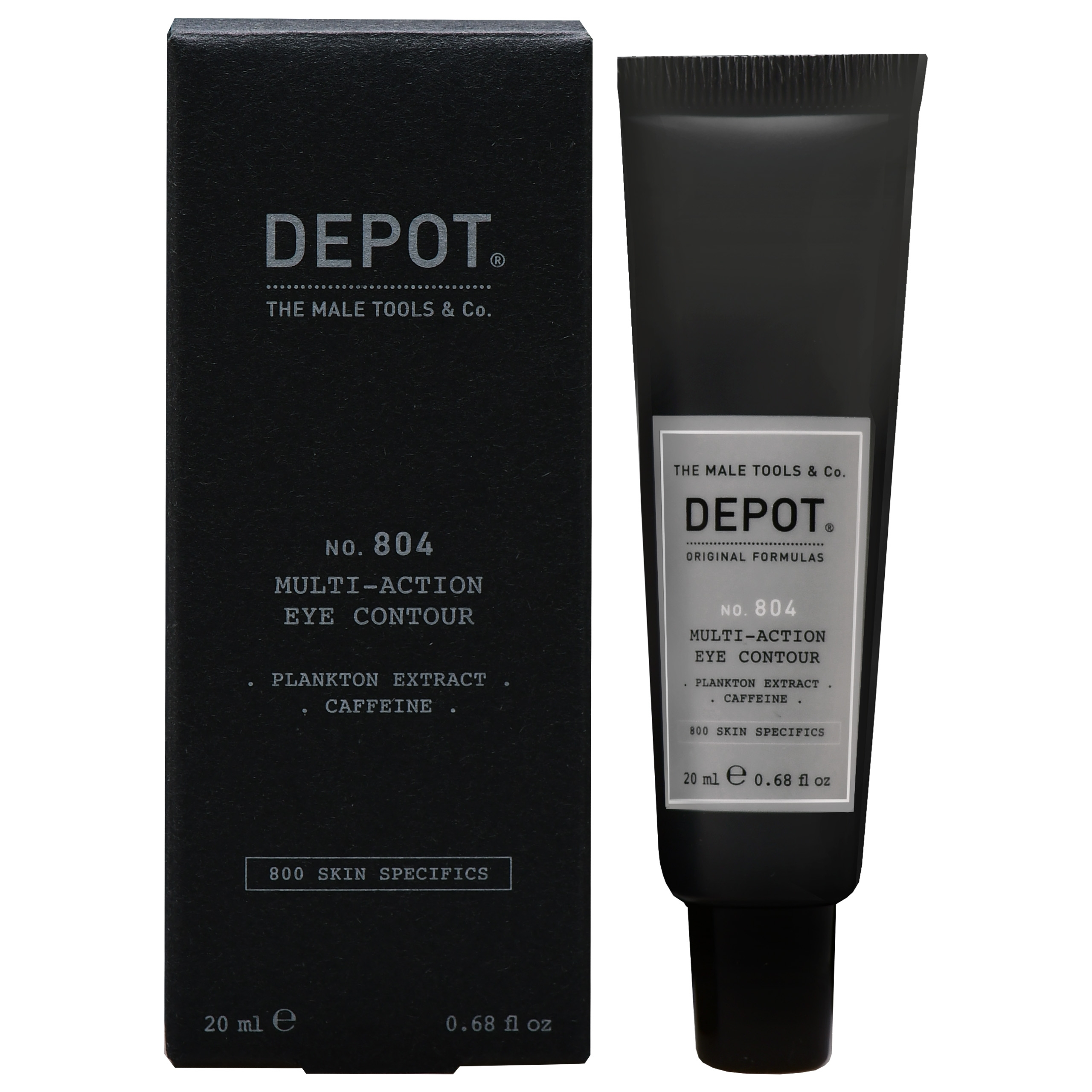 Image of Depot NO. 804 Multi-Act Eye Contour - serum pod oczy dla mężczyzn z kofeiną, 20ml