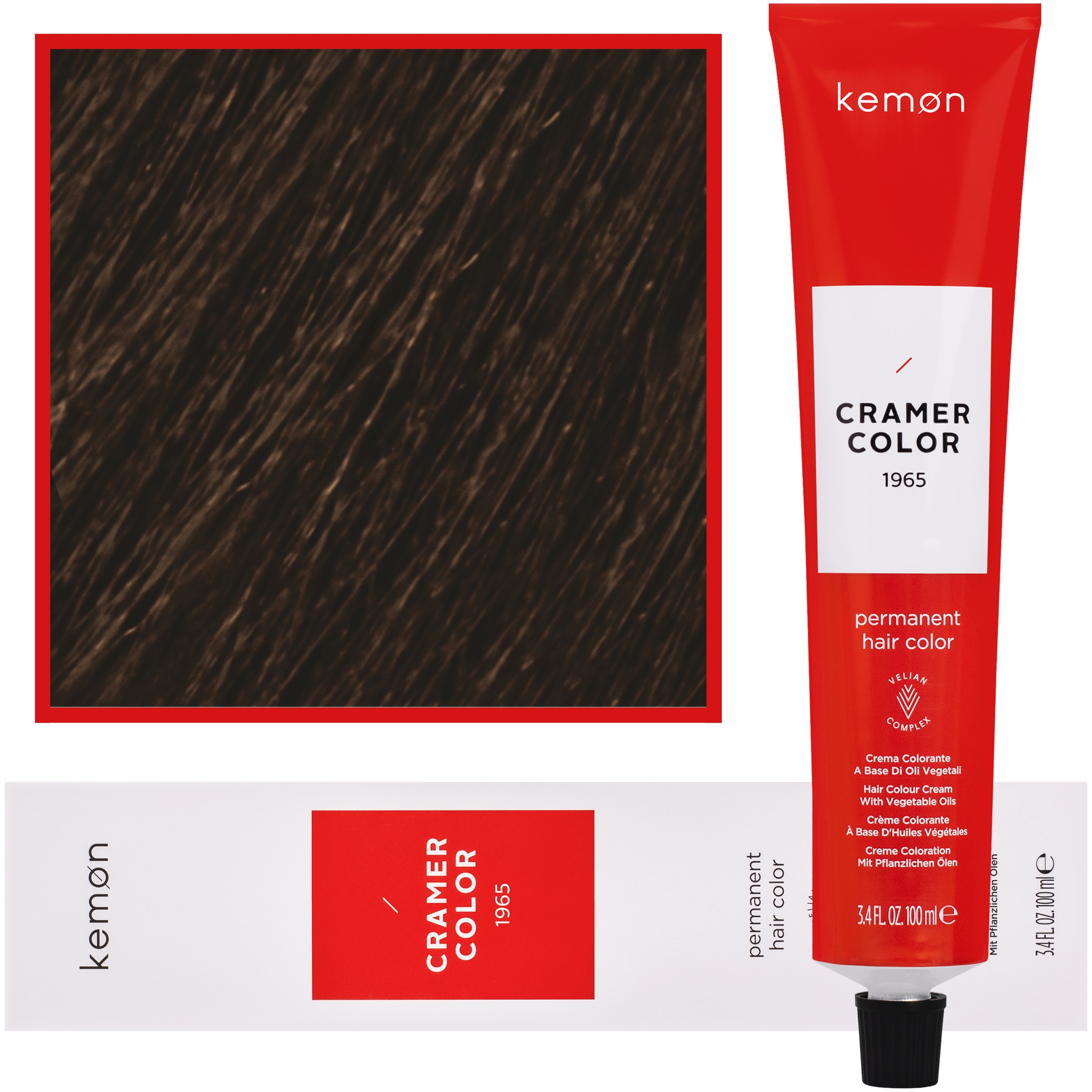 Фото - Фарба для волосся Kemon Cramer Color – kremowa farba do włosów z olejem kokosowym, 100 