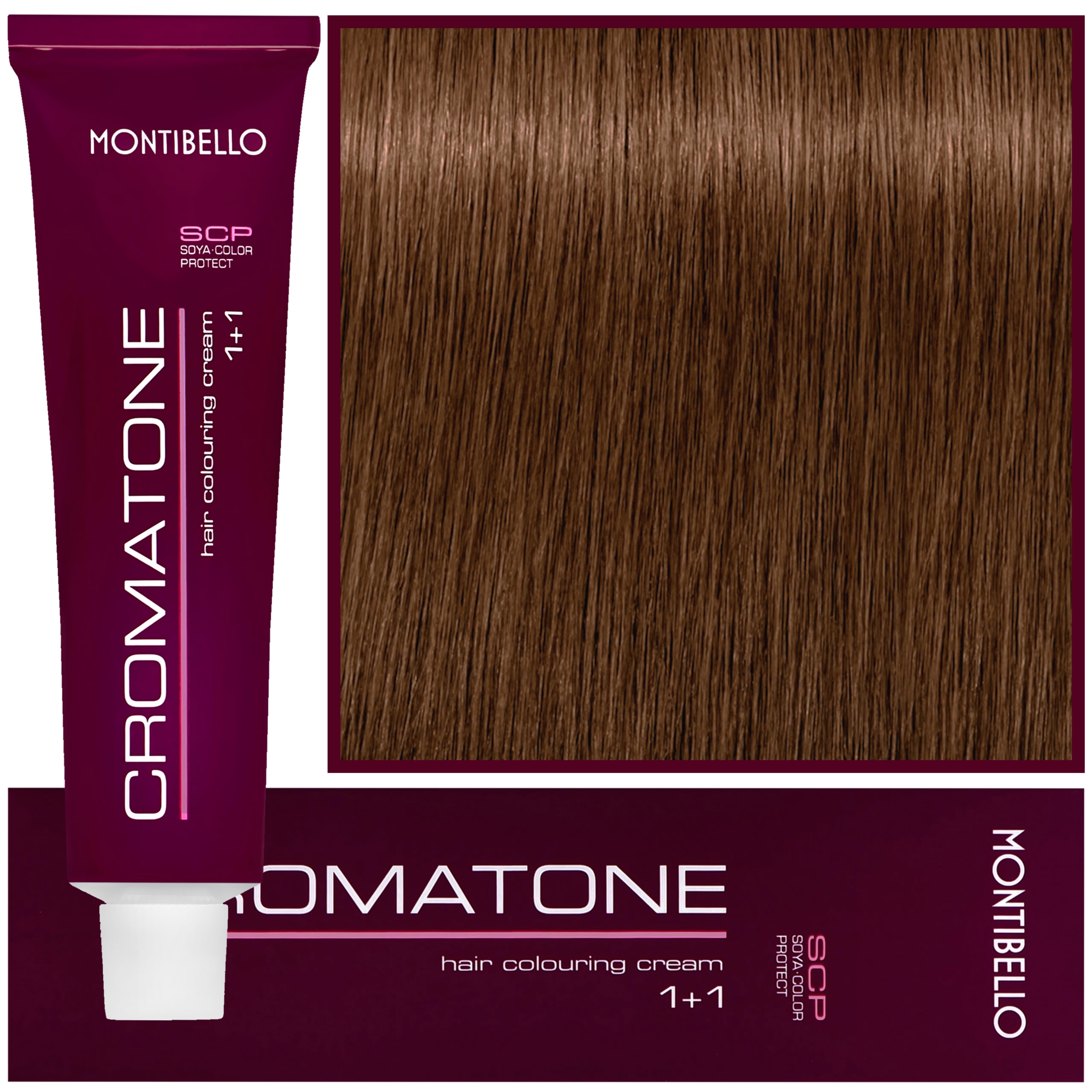 Montibello Cromatone – profesjonalna farba do trwałej koloryzacji, 60ml P8 | Jasny Blond Plus