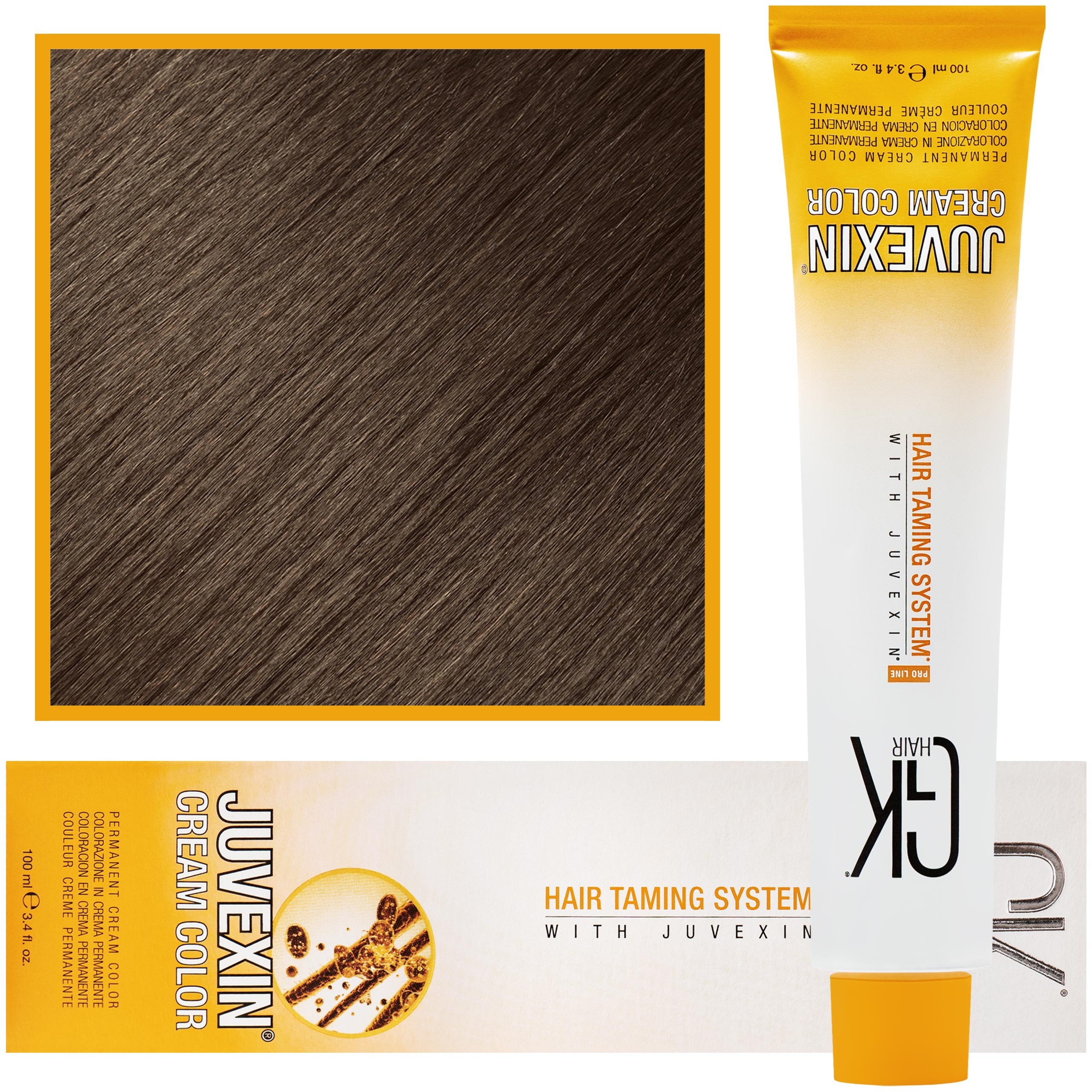 GK Hair Juvexin – farba do koloryzacji włosów z keratyną, 100ml 7 | Blond