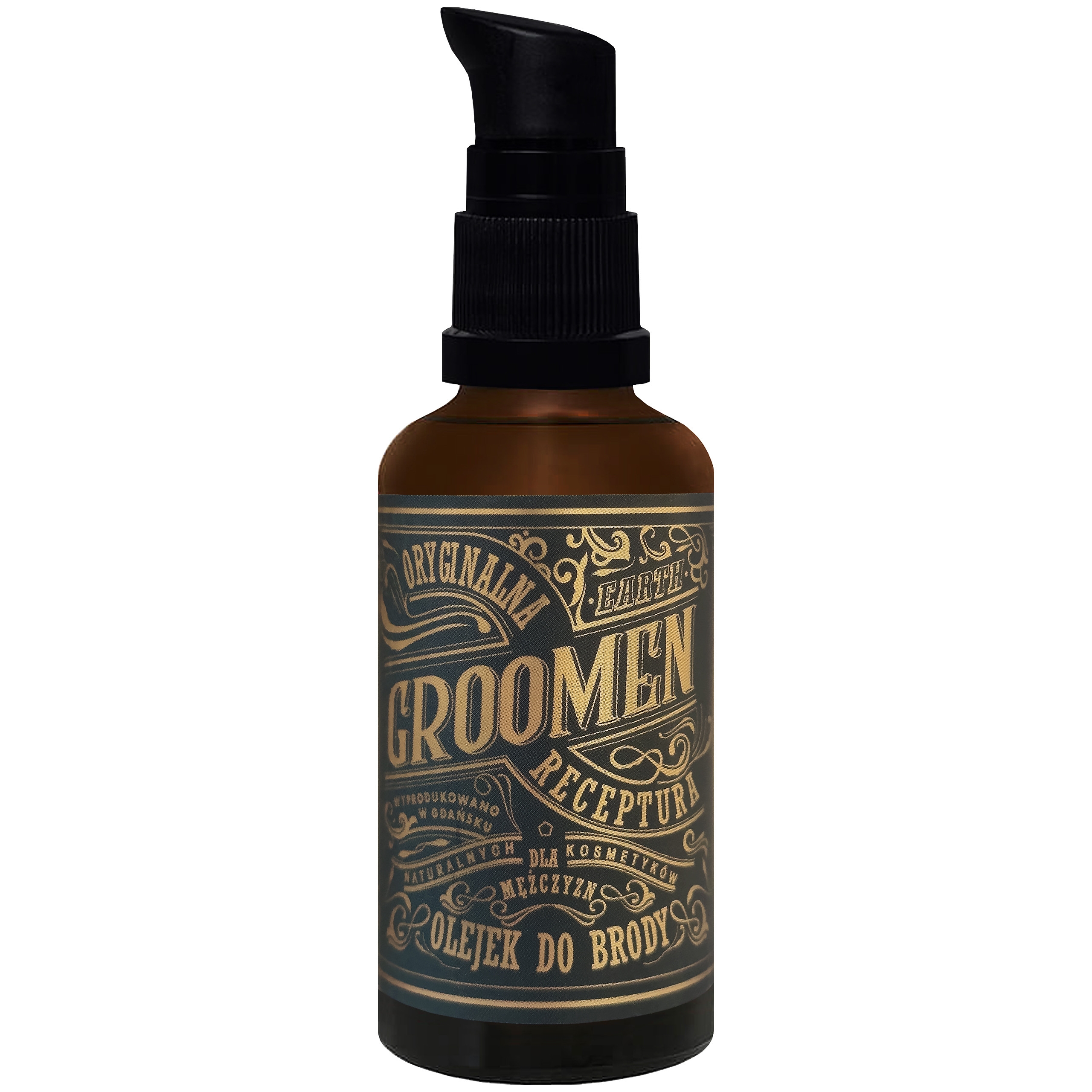 Image of Groomen EARTH Beard Oil - pielęgnujący olejek do brody 50ml