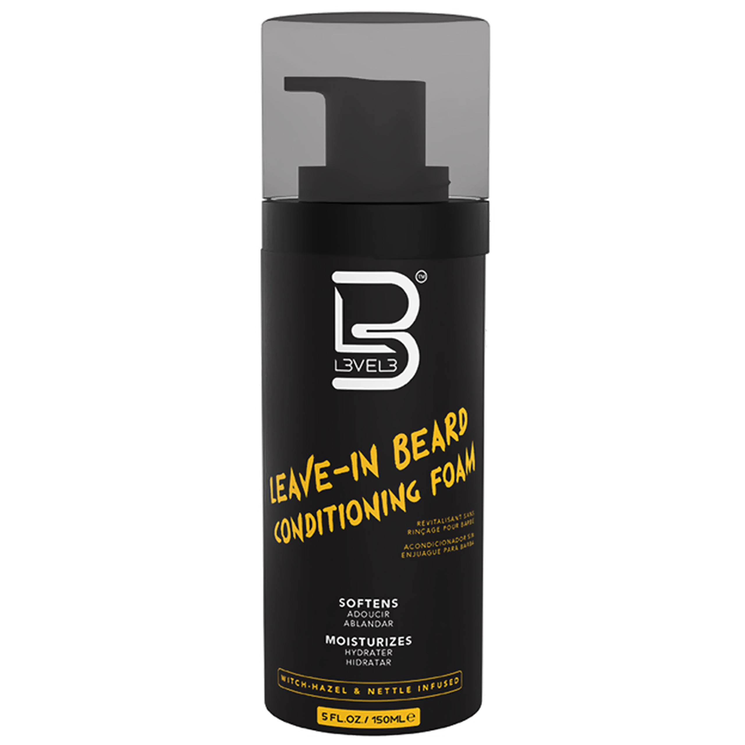 Image of L3VEL3 Leave In Beard Conditioning Foam - nawilżająca pianka do brody bez spłukiwania, 150ml
