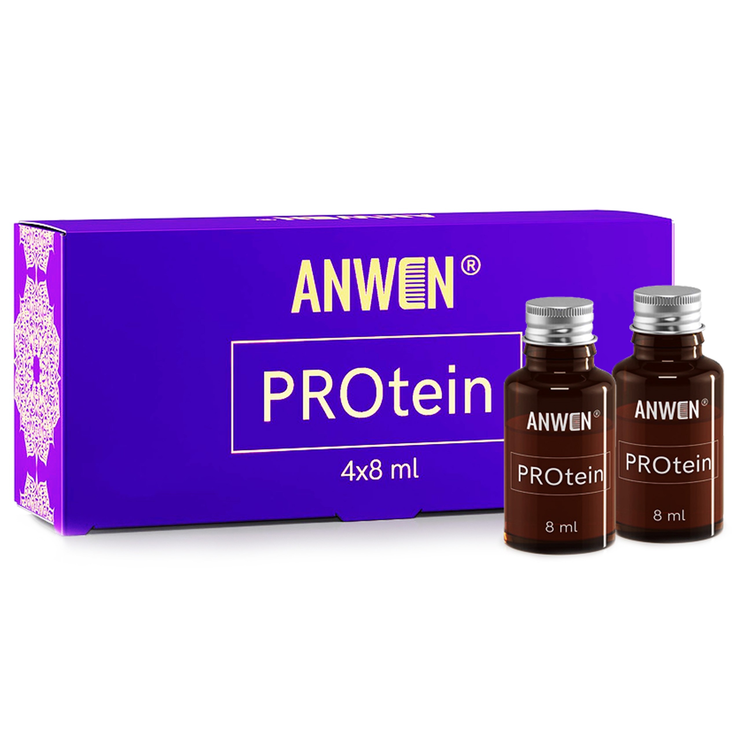 Image of Anwen PROtein w ampułkach regenerująca kuracja proteinowa w ampułkach 4x8ml