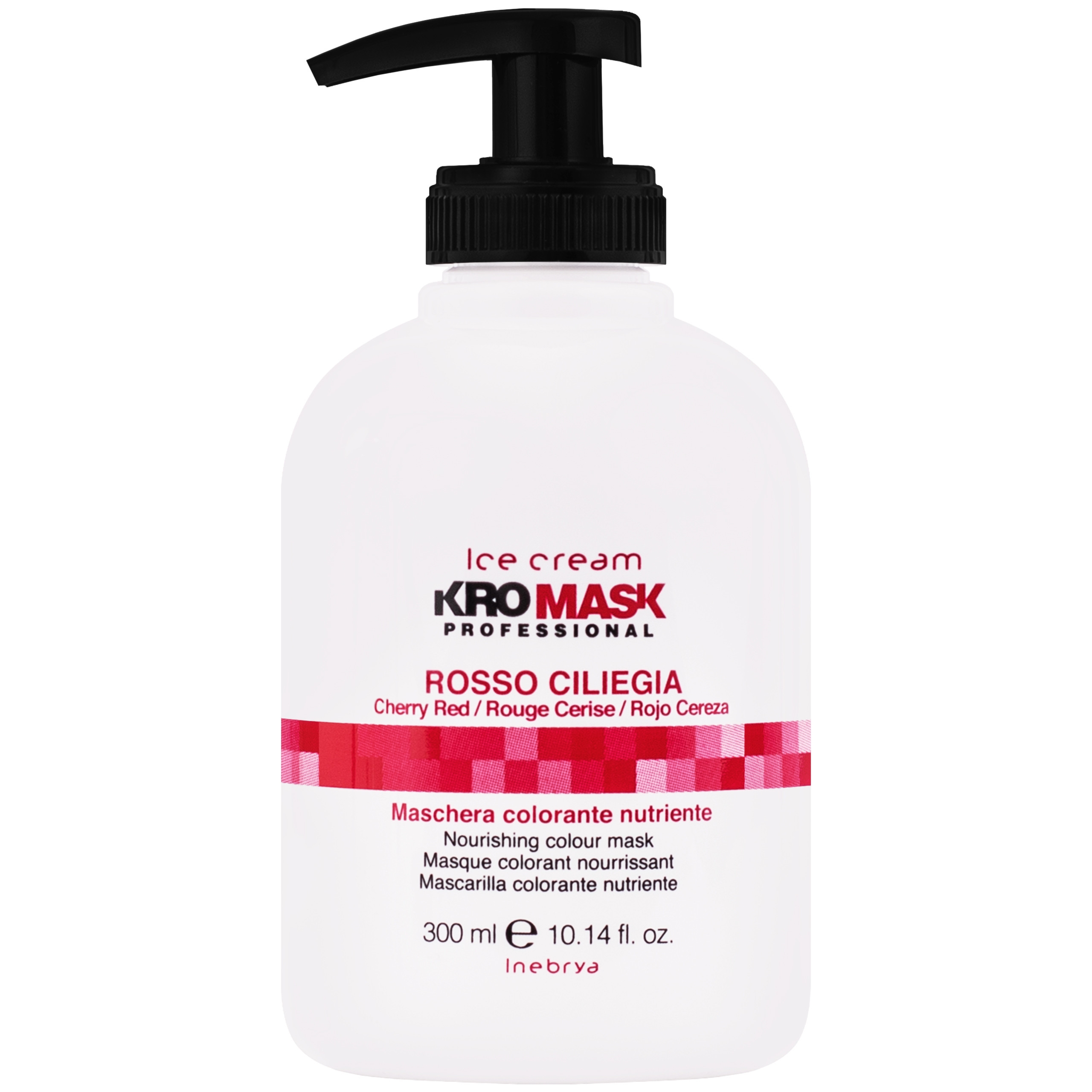 Inebrya Kromask – maska koloryzująca, różne kolory, 300ml Rosso Ciliegia | Czerwień wiśniowa