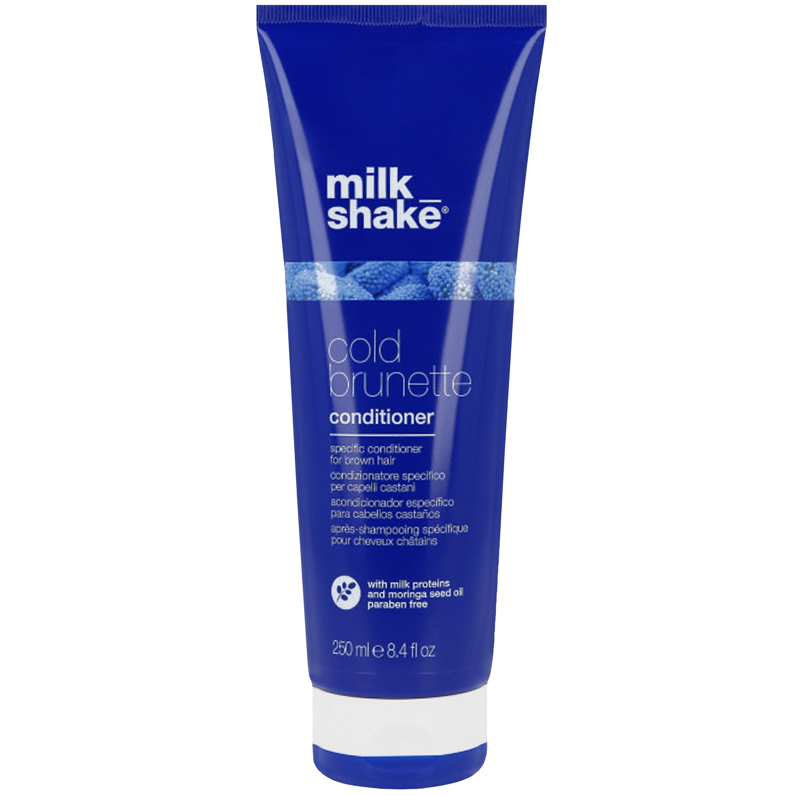 Image of Milk Shake Cold Brunette Conditioner - ochładzająca kolor odżywka do włosów brązowych, 250ml