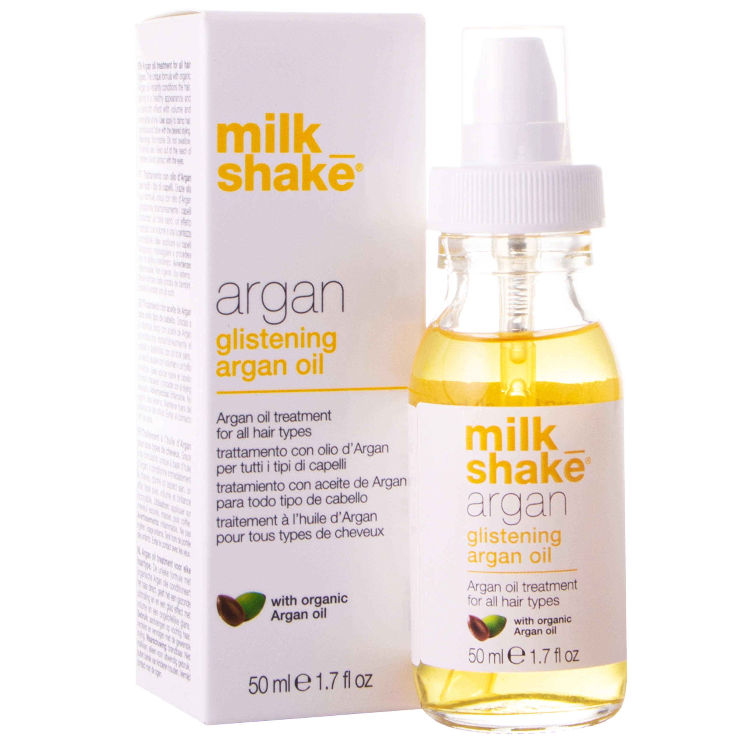 Image of Milk Shake Glistening Argan Oil - arganowy olejek do włosów, 50ml