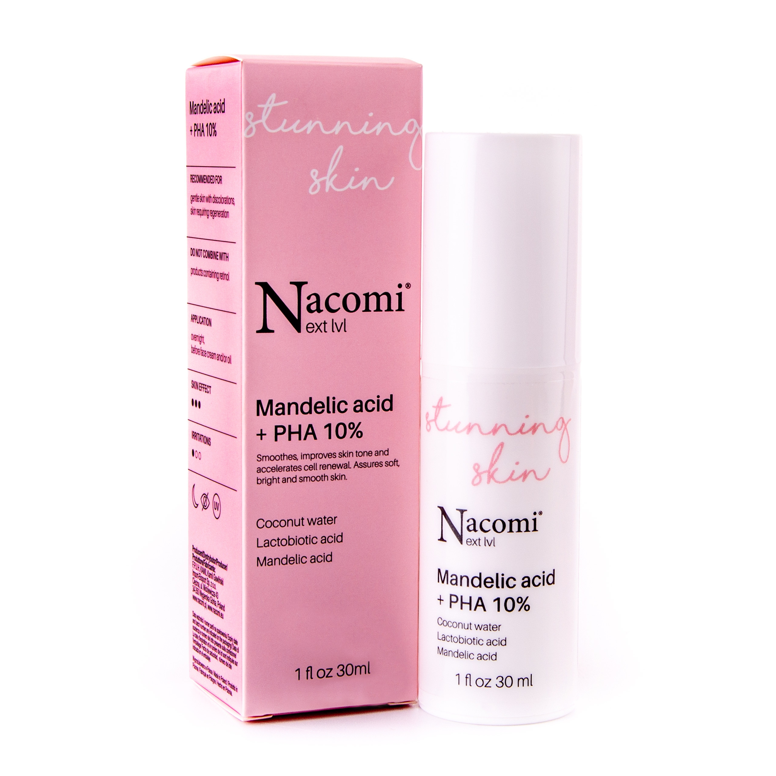 Image of Nacomi Next Level serum z kwasem migdałowym + PHA 10% 30ml