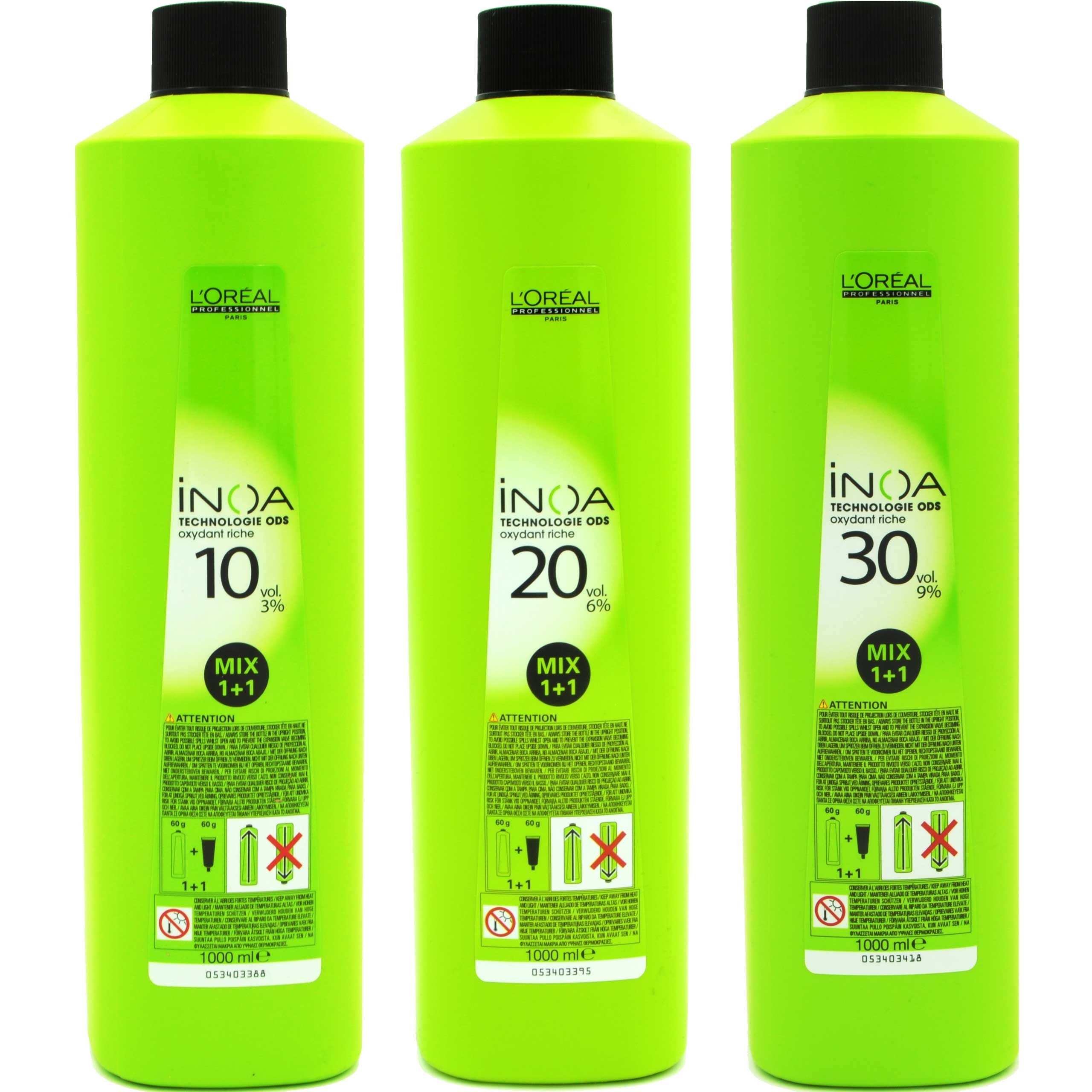 Image of Loreal Inoa, oxydant do farb 1000ml 3 % - 10 vol.