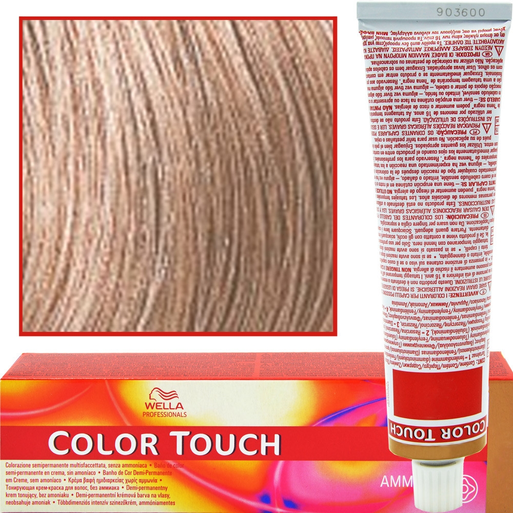 Image of WELLA COLOR TOUCH profesjonalna farba do włosów 60 ml 9/97 bardzo jasny blond cedrowo brązowy